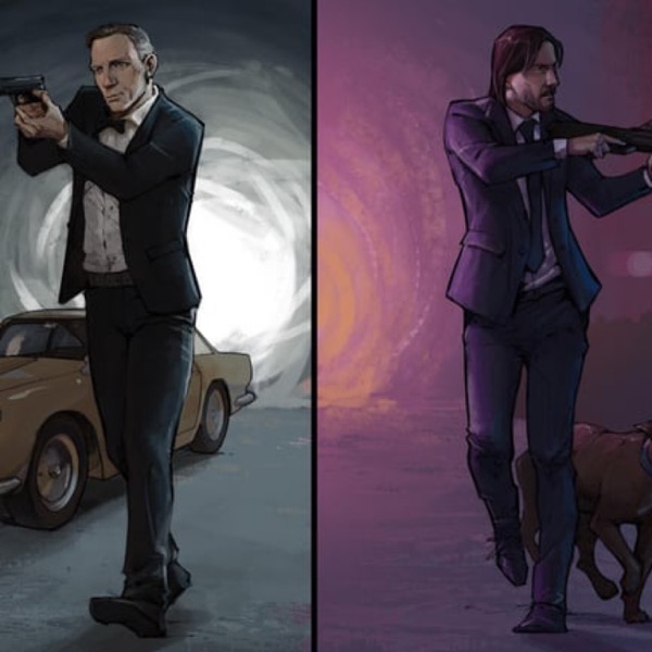 JAMES BOND & JOHN WICK (feat. Fukkit) - Single album cover