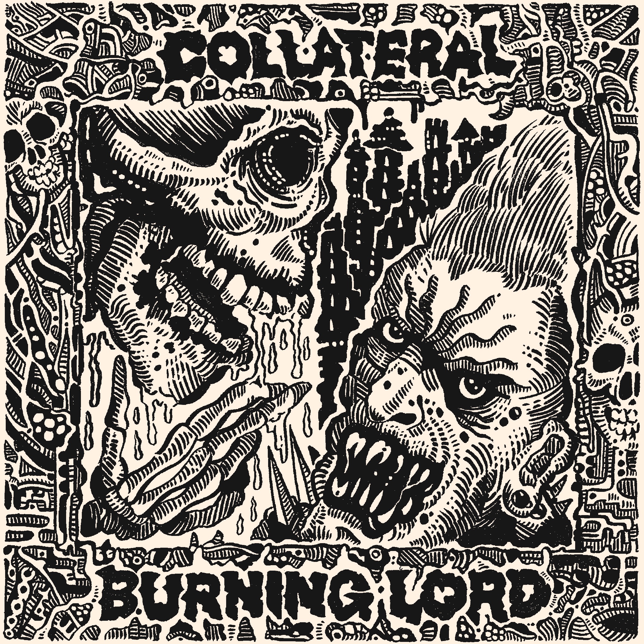 Burning Lord Split EP - EP album cover