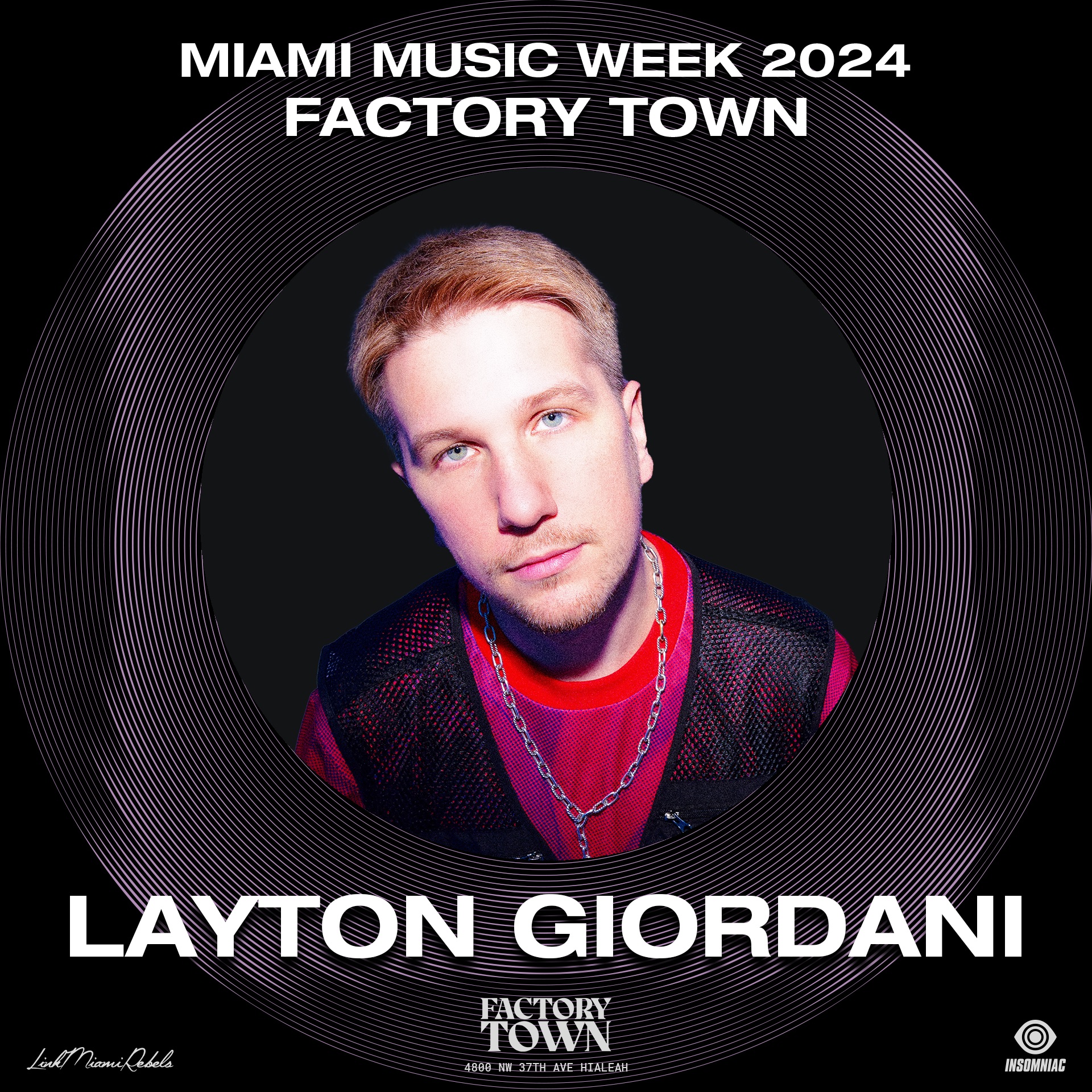 Layton Giordani at Factory Town Miami 2024: Experts Only (DJ Mix) album cover