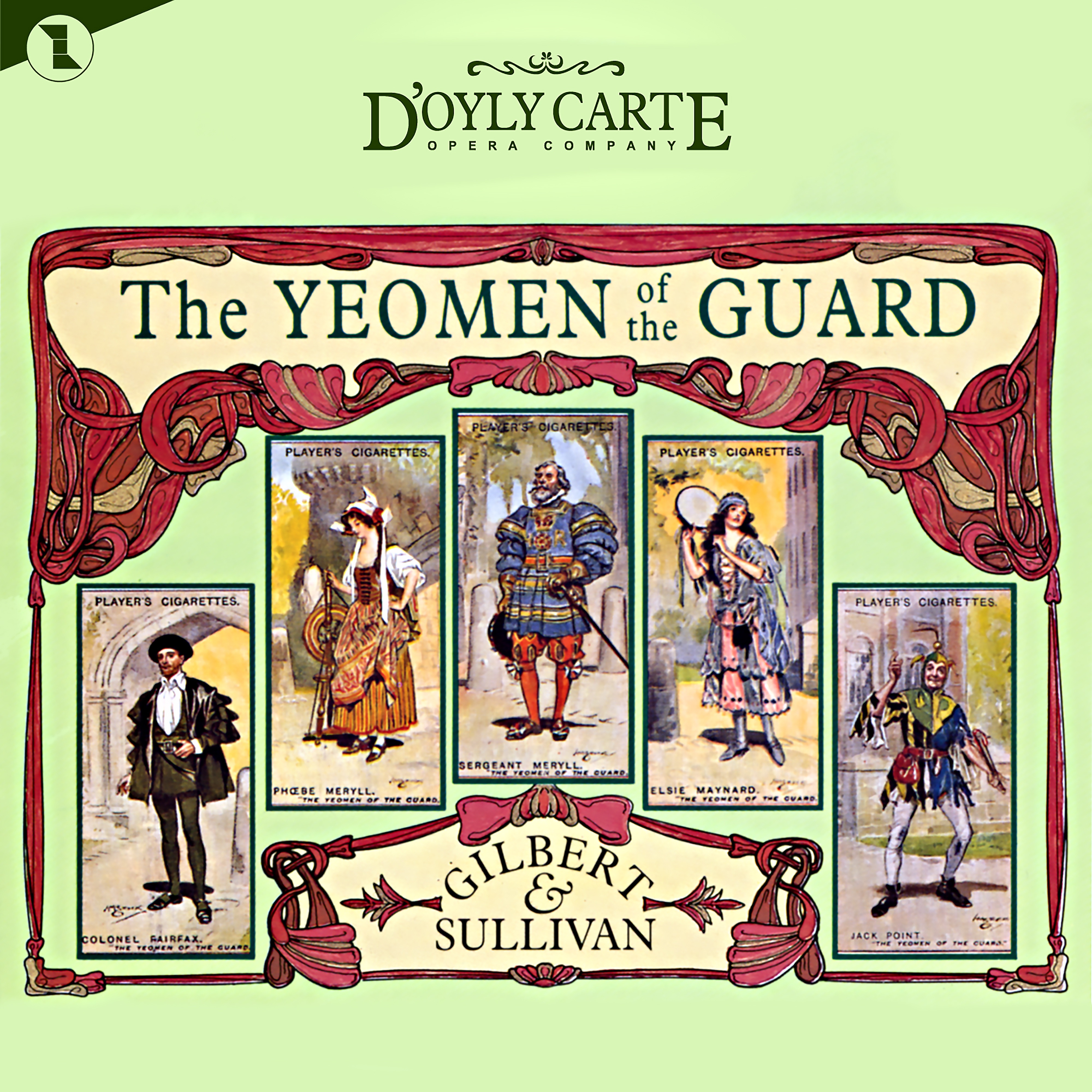 The Yeomen of the Guard (New D'oyly Carte Opera Cast Recording) album cover