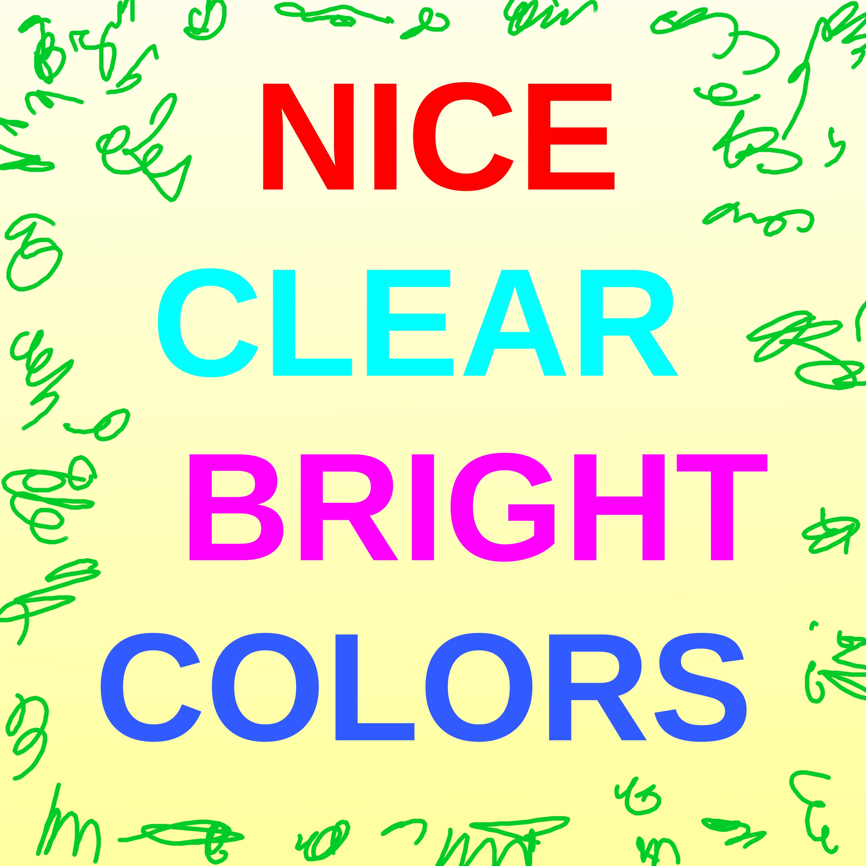 Nice Clear Bright Colors - EP album cover