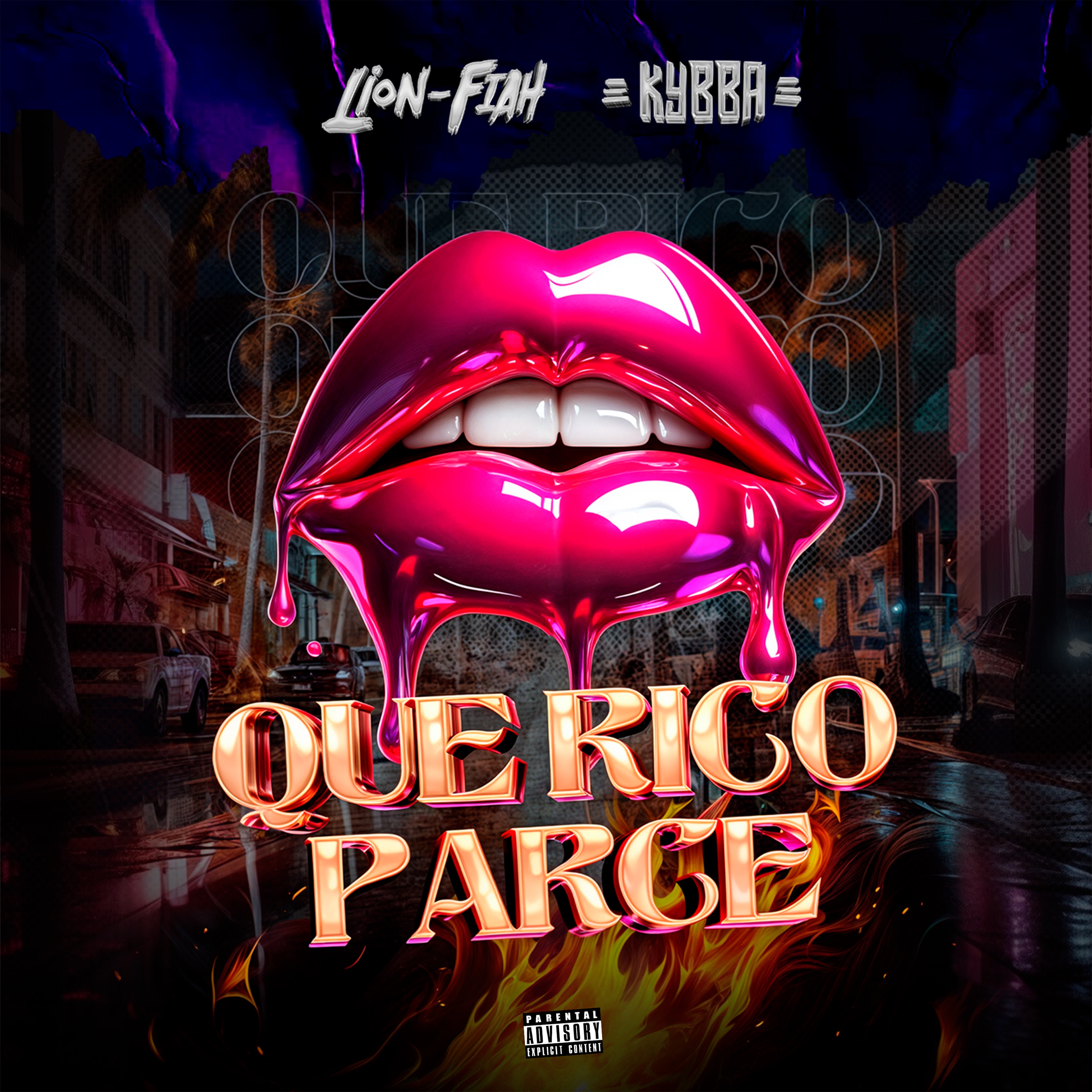 QUÉ RICO PARCE (feat. Kybba) - Single album cover