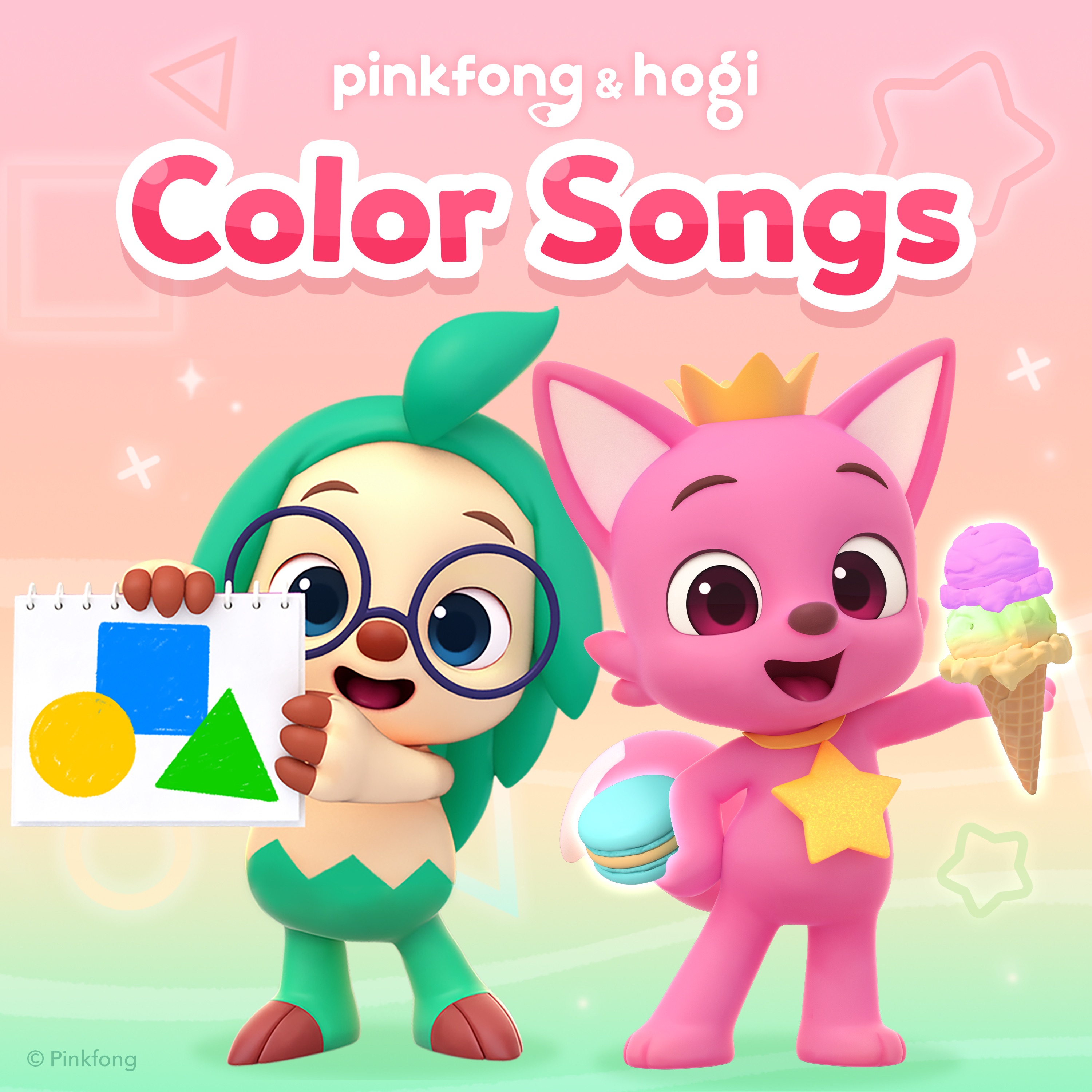 Pinkfong & Hogi Color Songs album cover