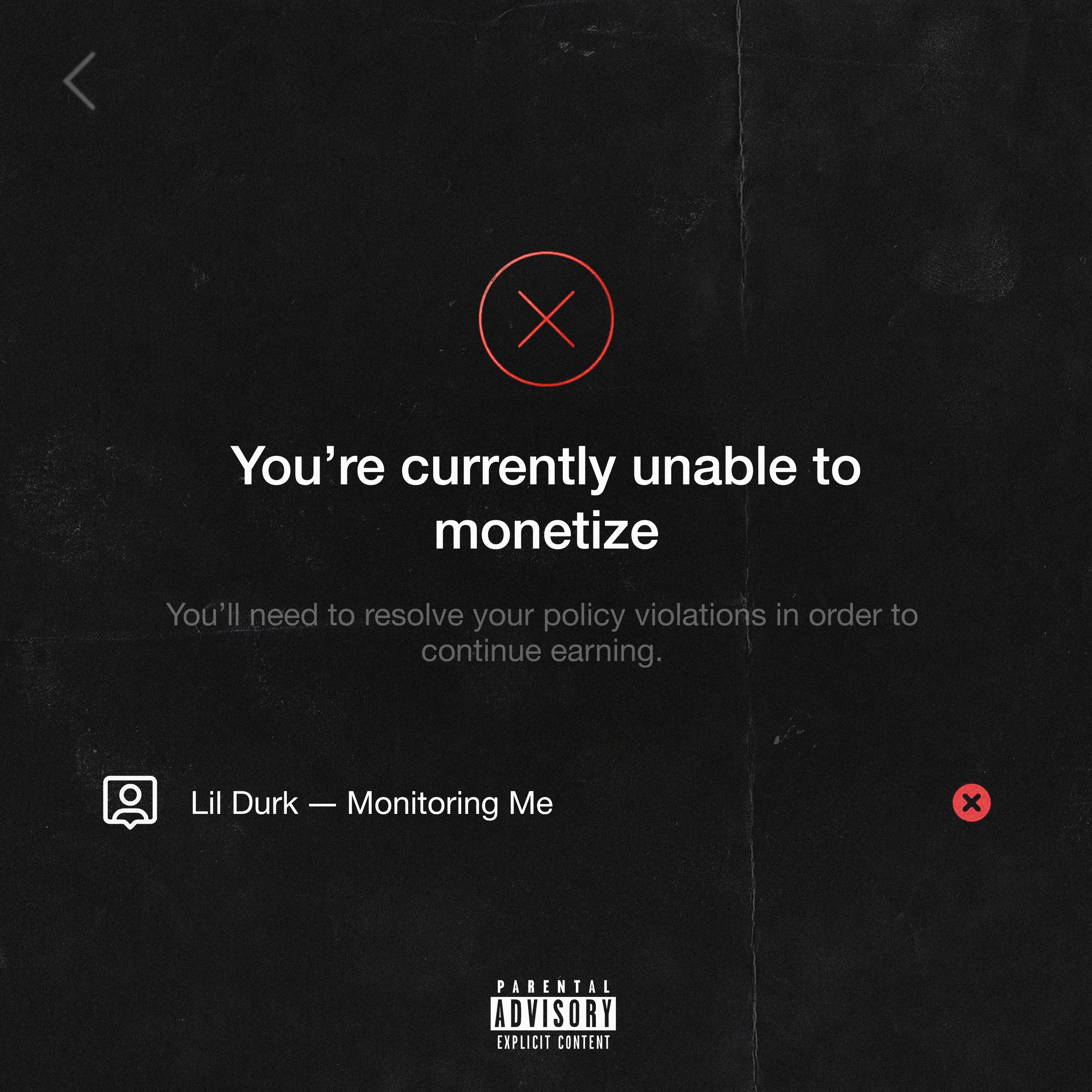 Monitoring Me - Single album cover