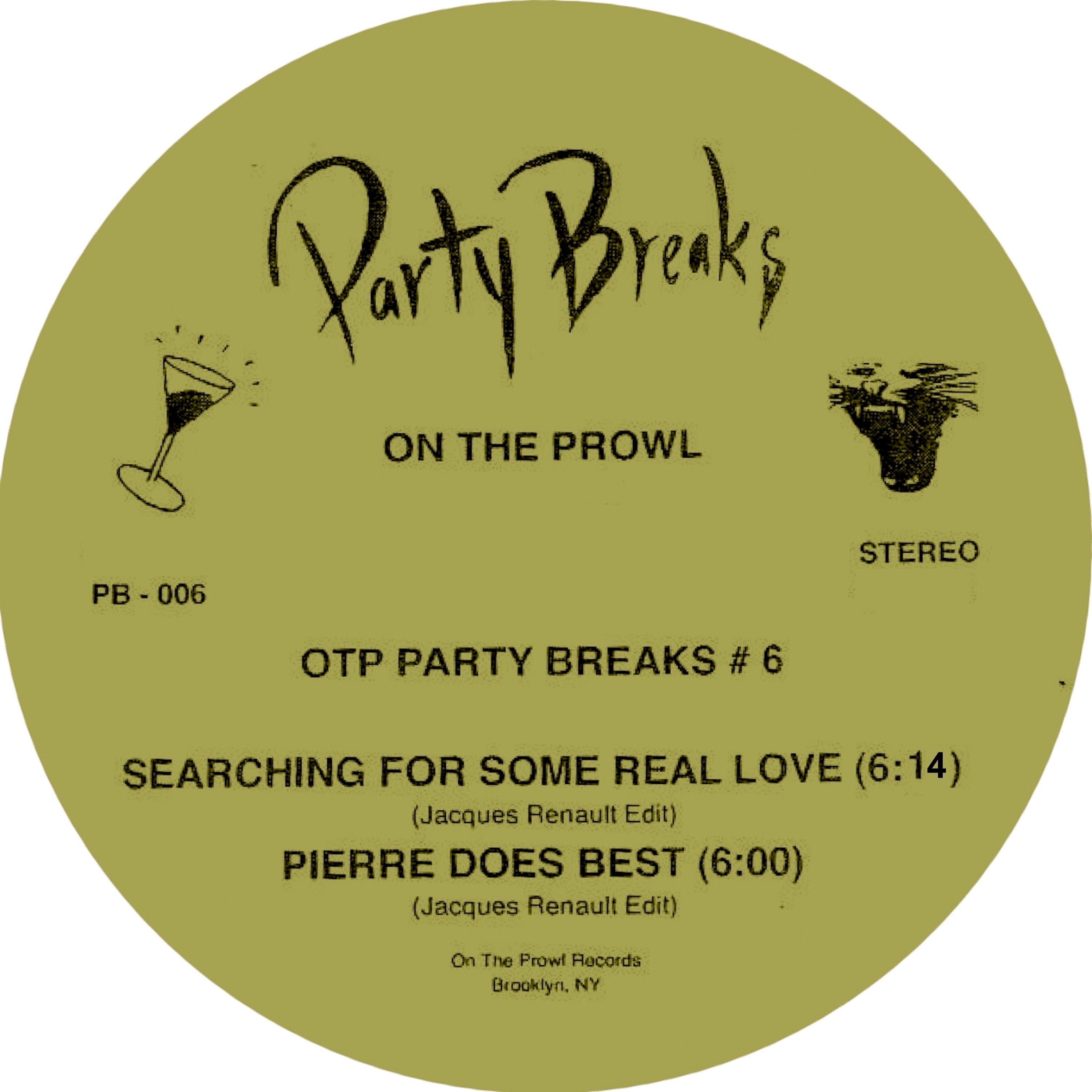On the Prowl: Otp Party Breaks #6 - EP album cover
