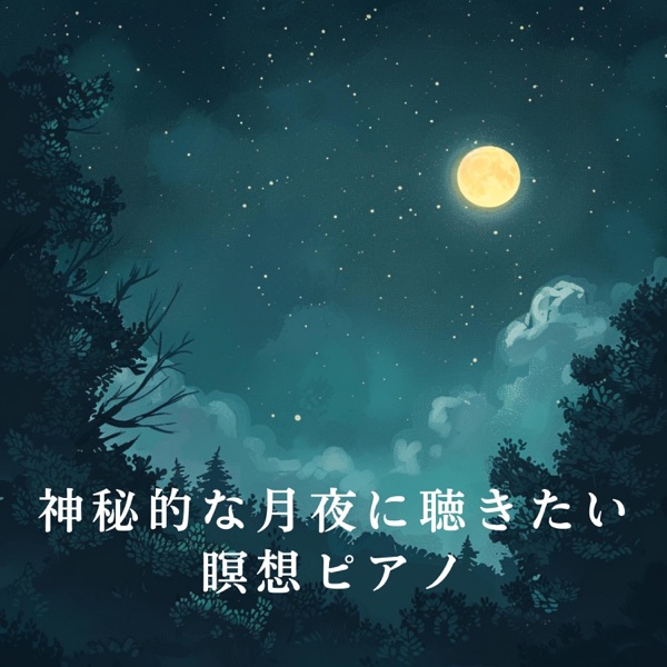 神秘的な月夜に聴きたい瞑想ピアノ album cover