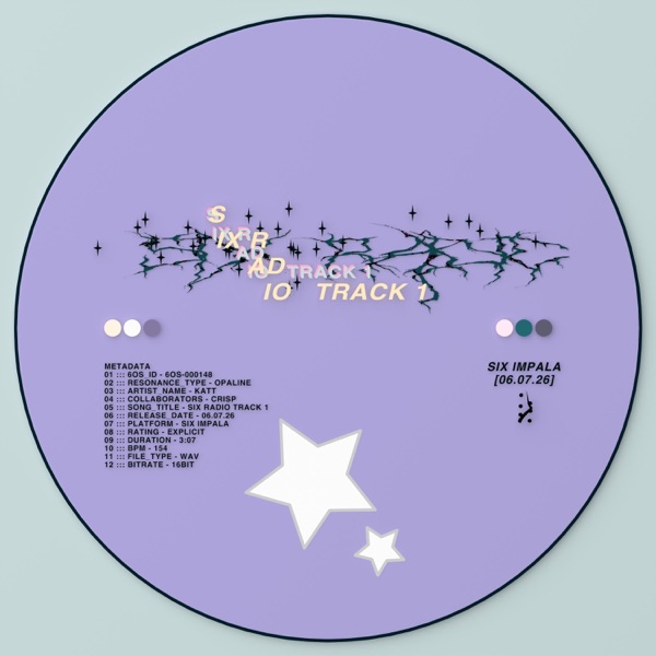 six radio track 1 (feat. crisp) - Single album cover