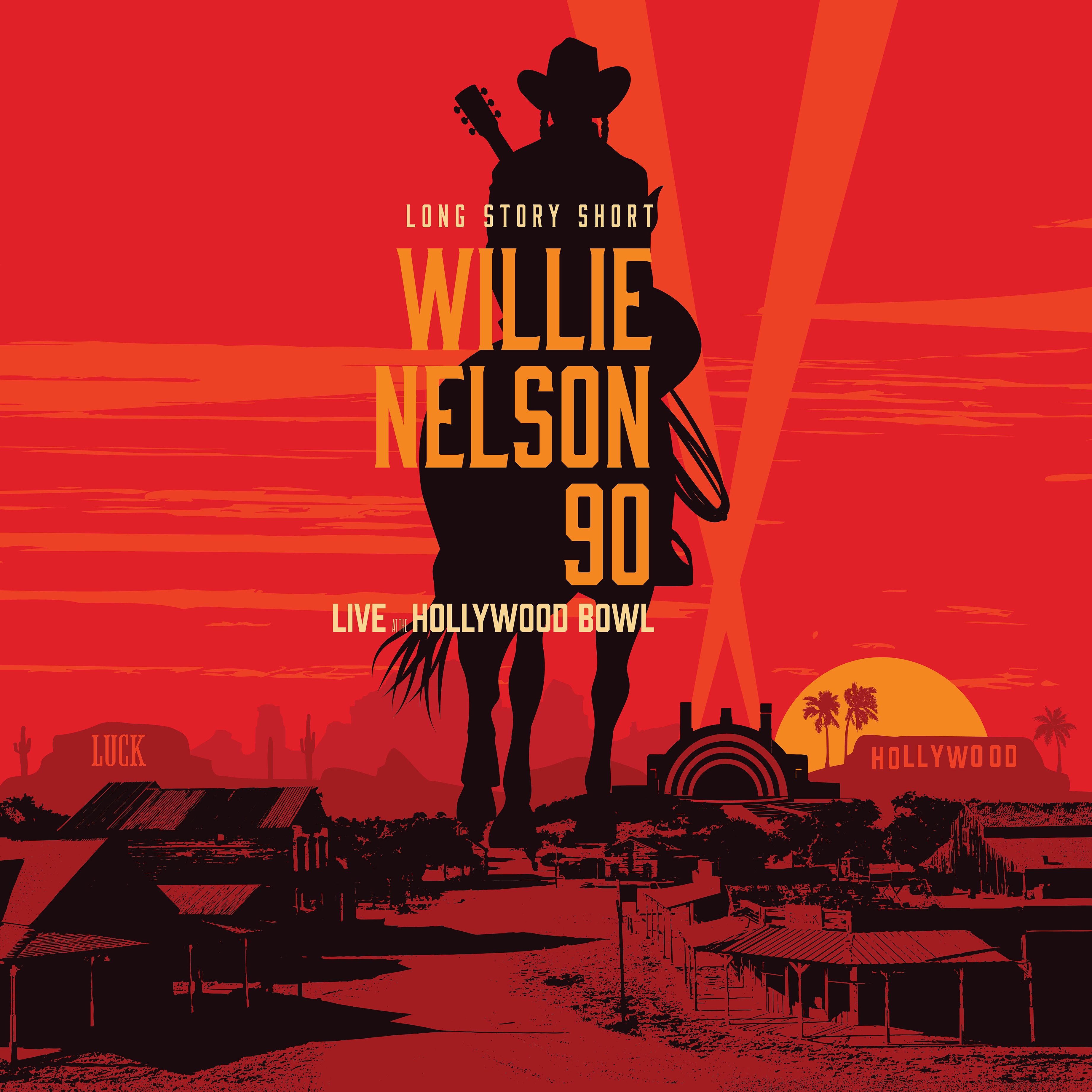 Long Story Short: Willie Nelson 90 (Live At The Hollywood Bowl) album cover