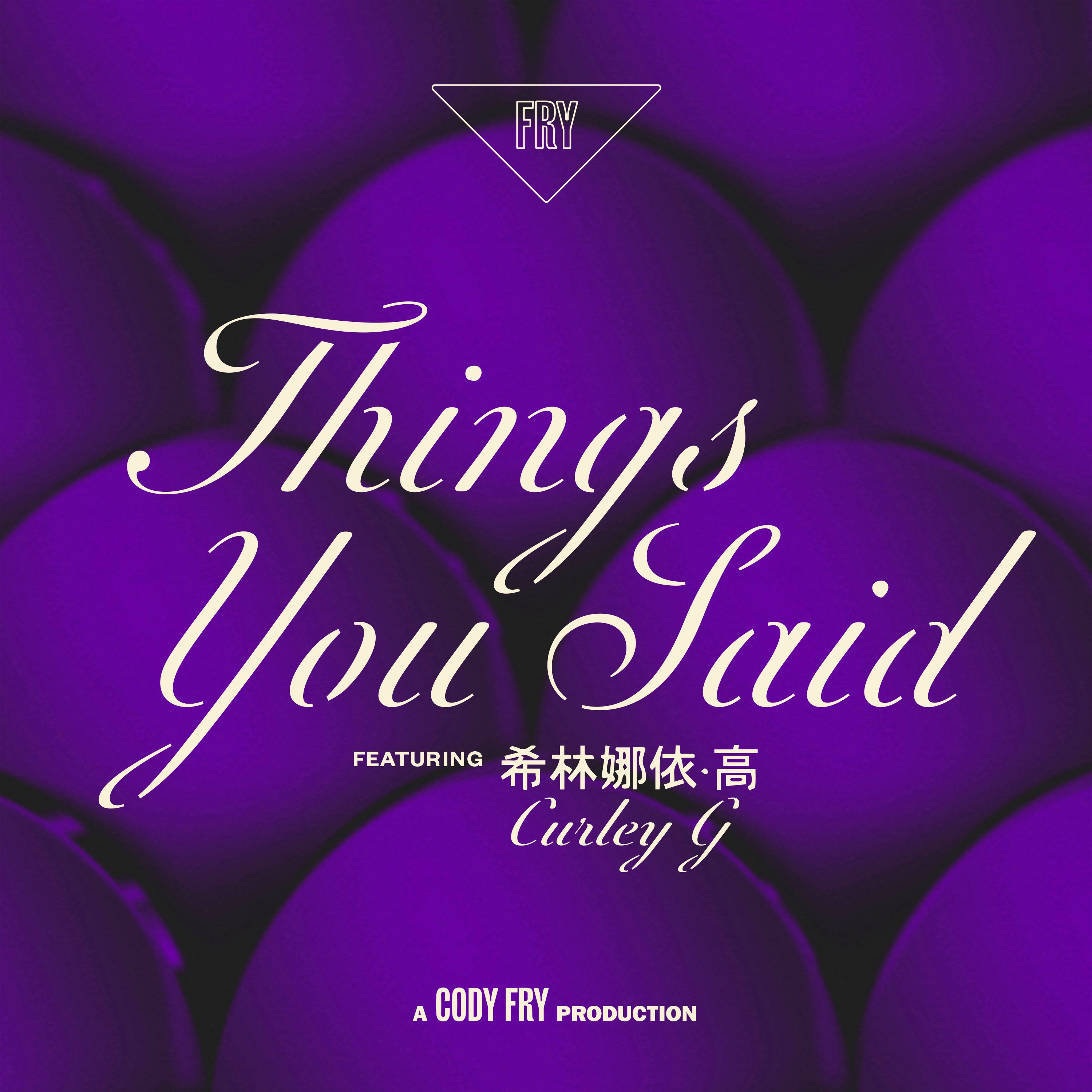 Things You Said (feat. 希林娜依高) - Single album cover