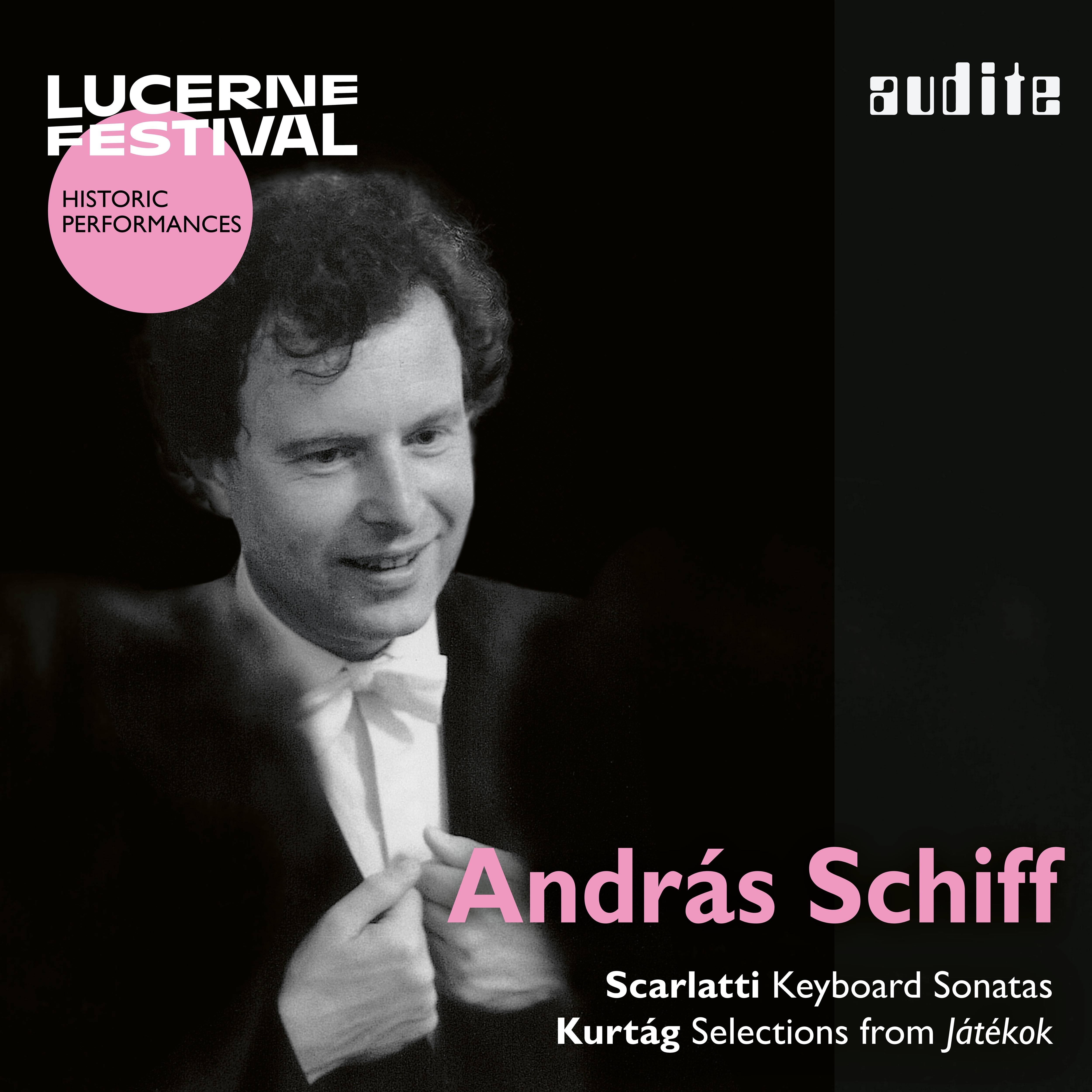 András Schiff plays Scarlatti & Kurtág (Live) album cover