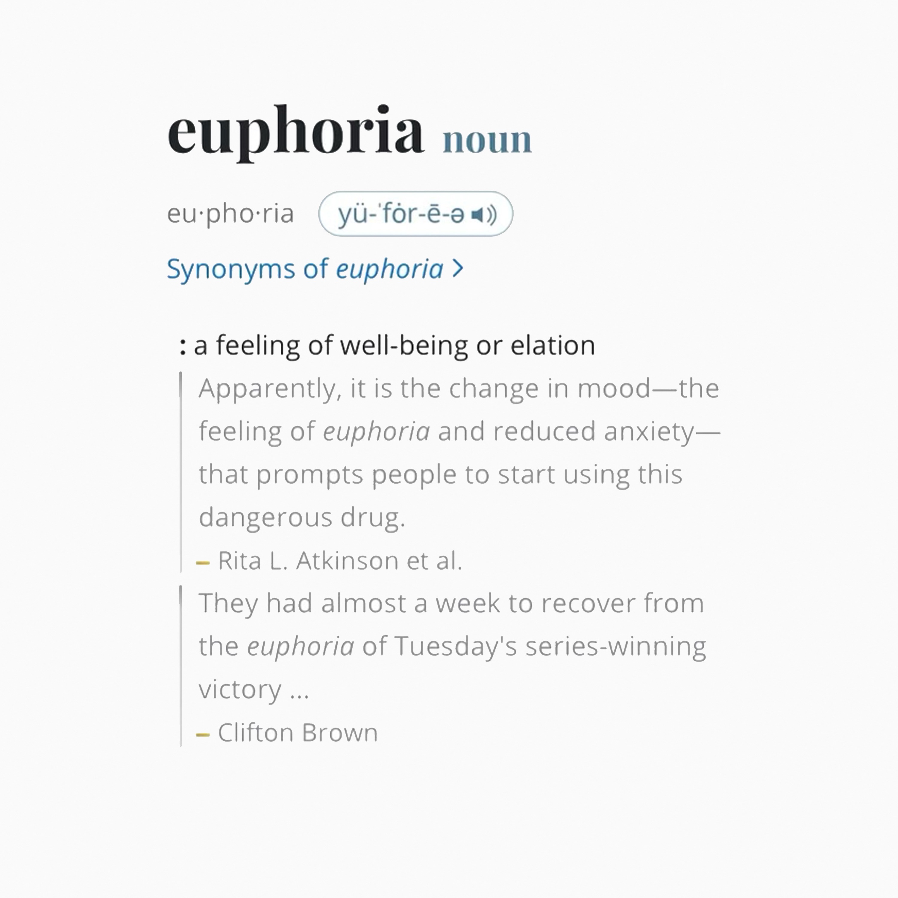 euphoria - Single album cover