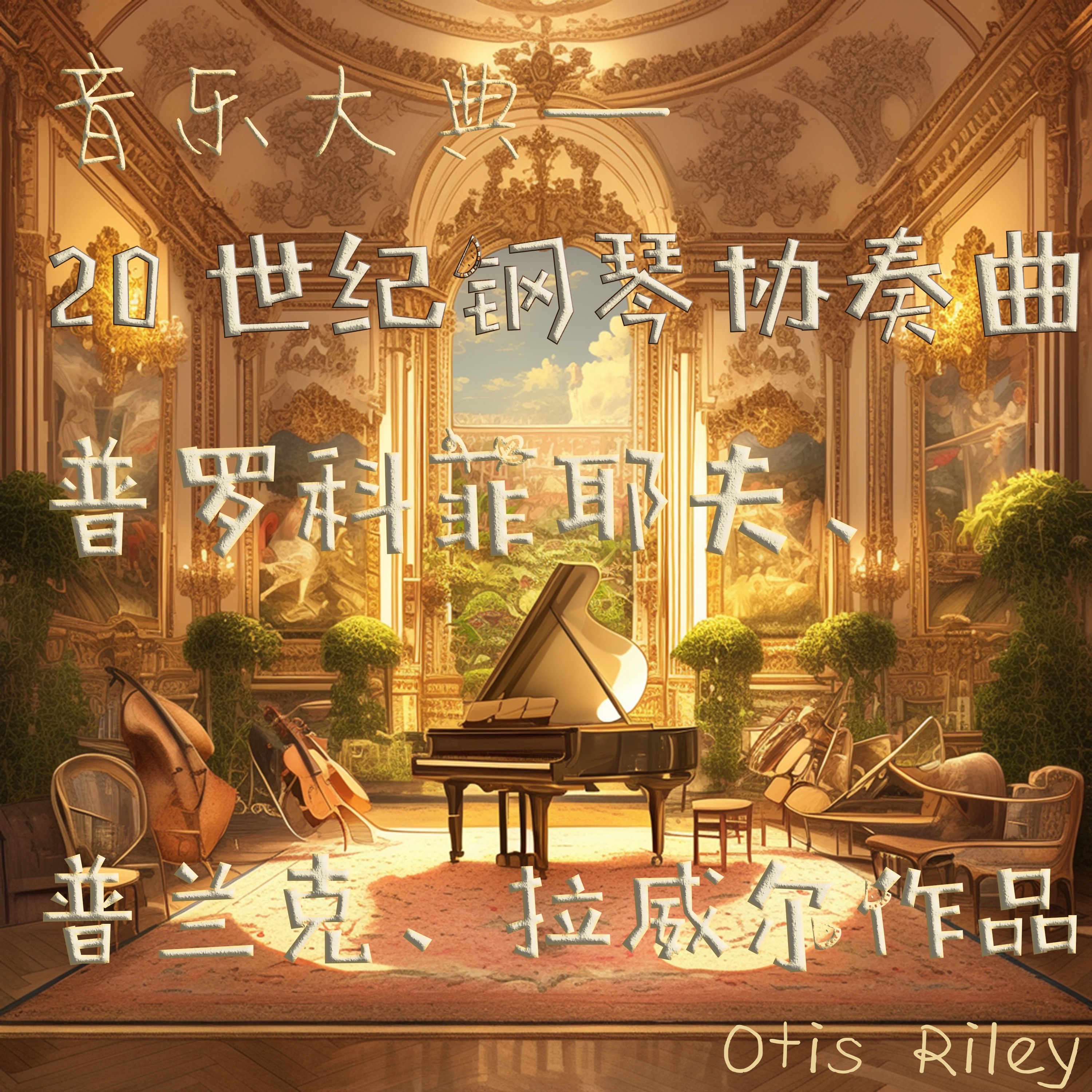 音乐大典—20世纪钢琴协奏曲 普罗科菲耶夫、普兰克、拉威尔作品 album cover