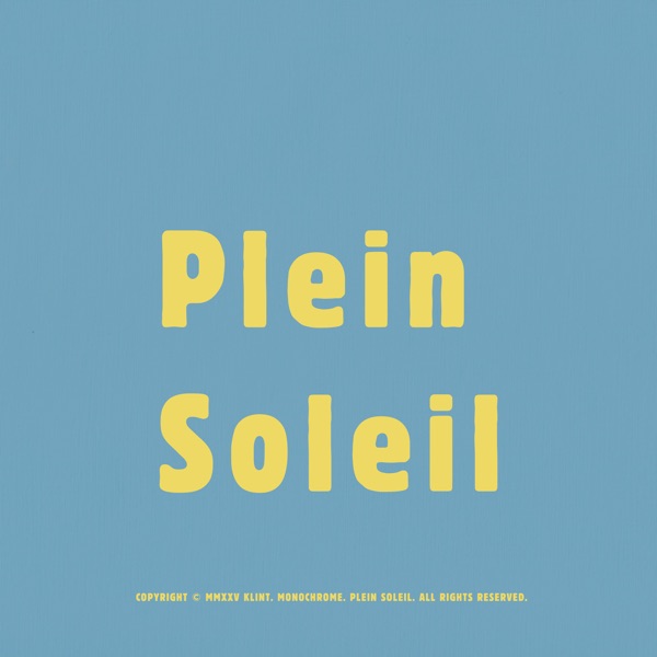Plein Soleil - Single album cover