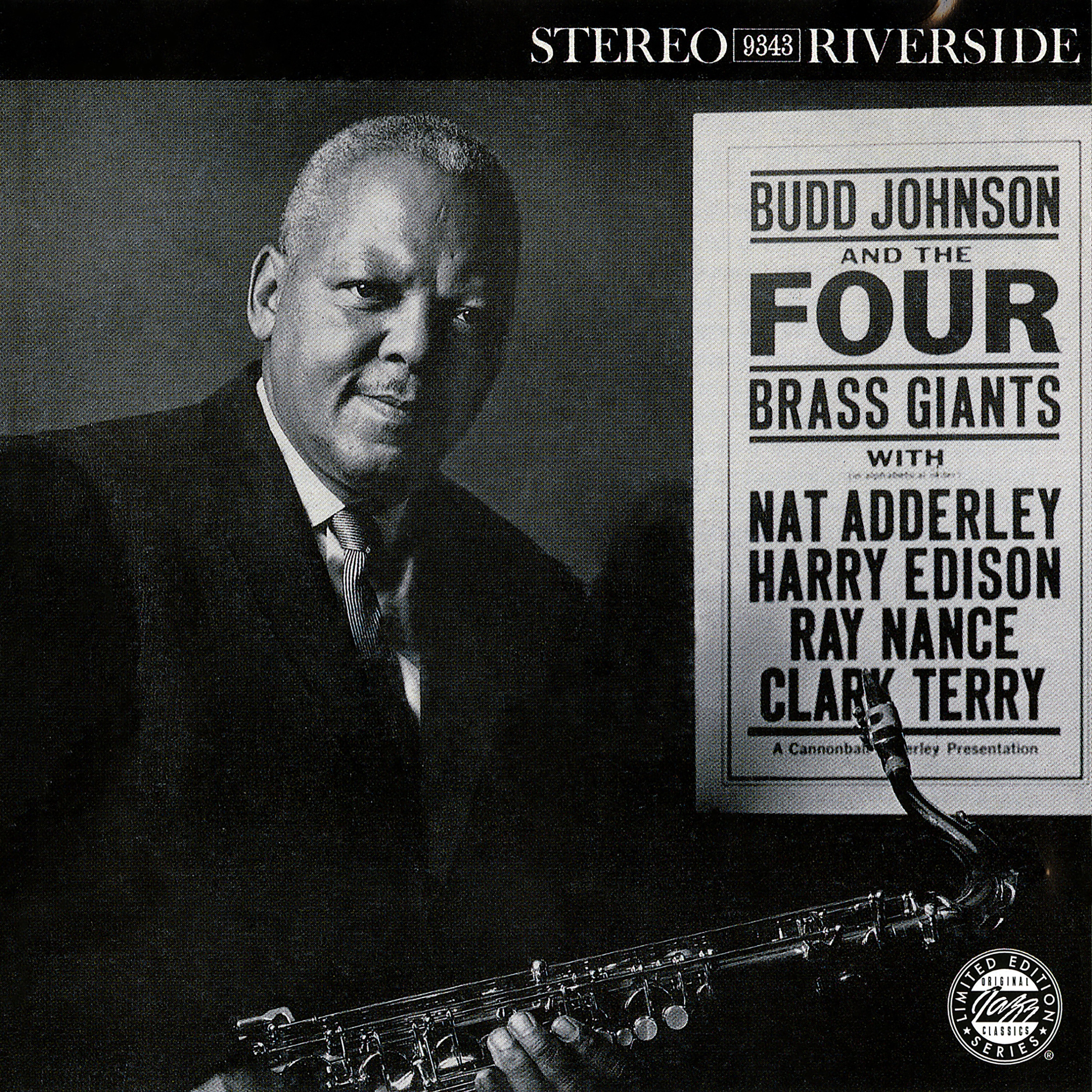 Budd Johnson And The Four Brass Giants (feat. Nat Adderley, Harry Edison, Ray Nance & Clark Terry) album cover