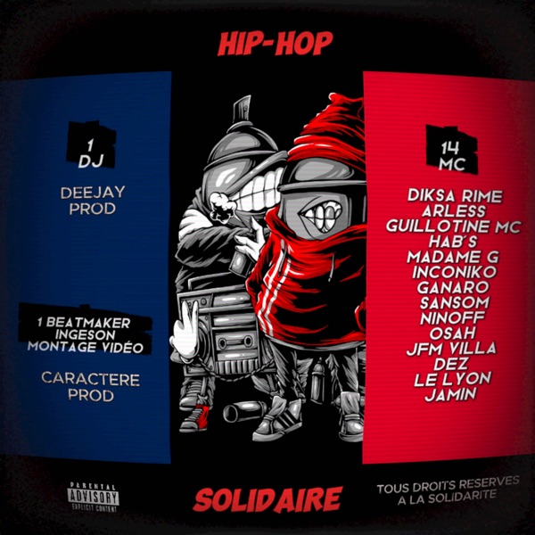 Cypher Hip - Hop Solidaire (feat. Le Lyon, Deejay Prod, Jfm Villa, Ninoff, Madame G, Guillotine Mc,  album cover