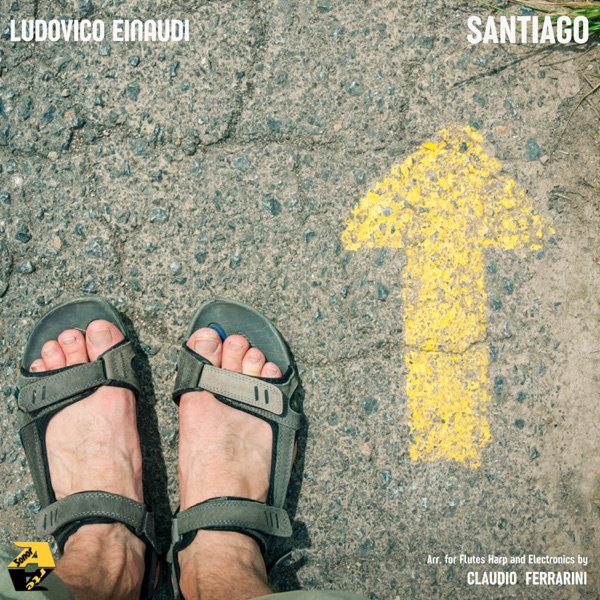 Ludovico Einaudi: Santiago (Arr. for Flutes, Harp and Electronics by Claudio Ferrarini) - Single album cover