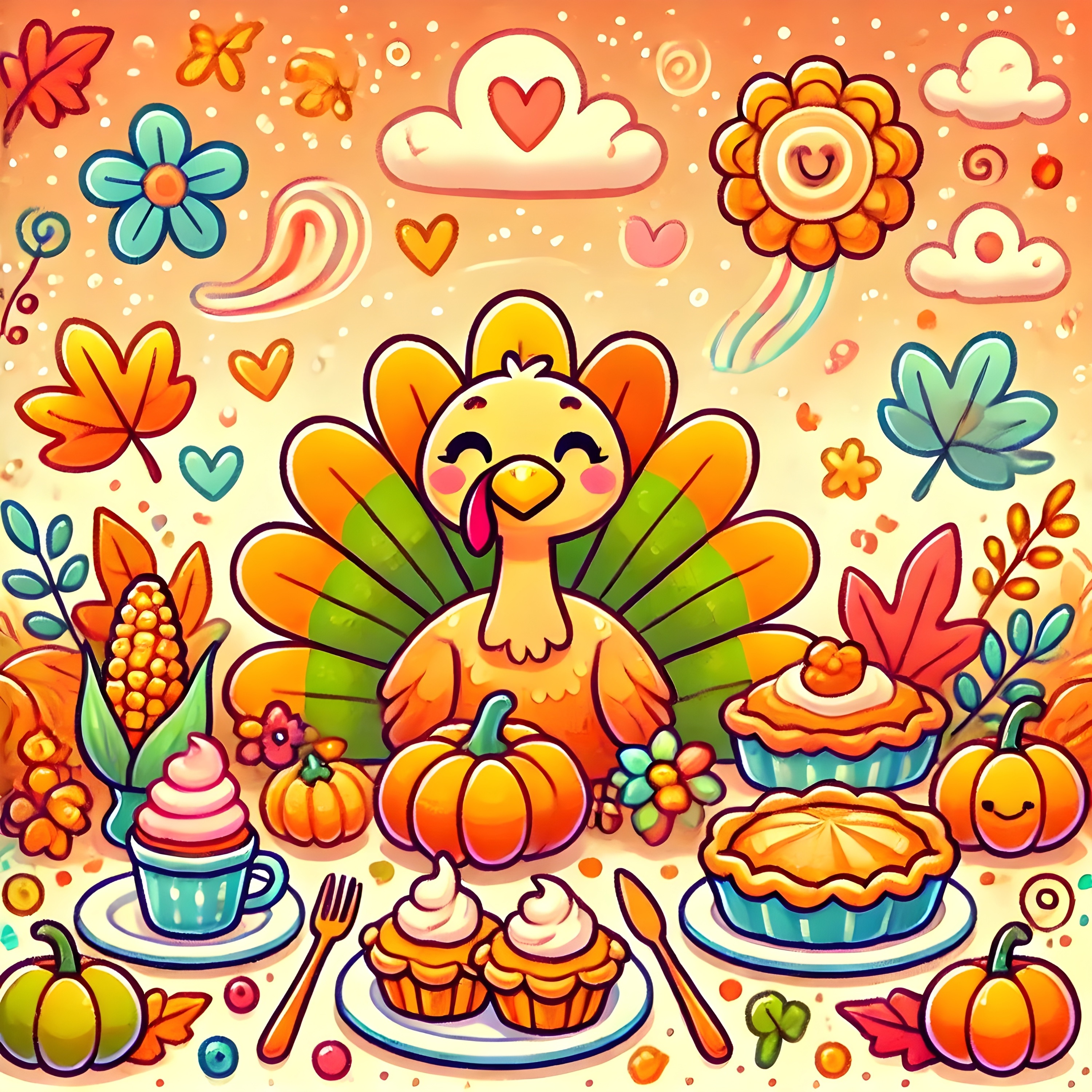 Thanksgiving Songs for Kids, Toddlers, Preschoolers album cover