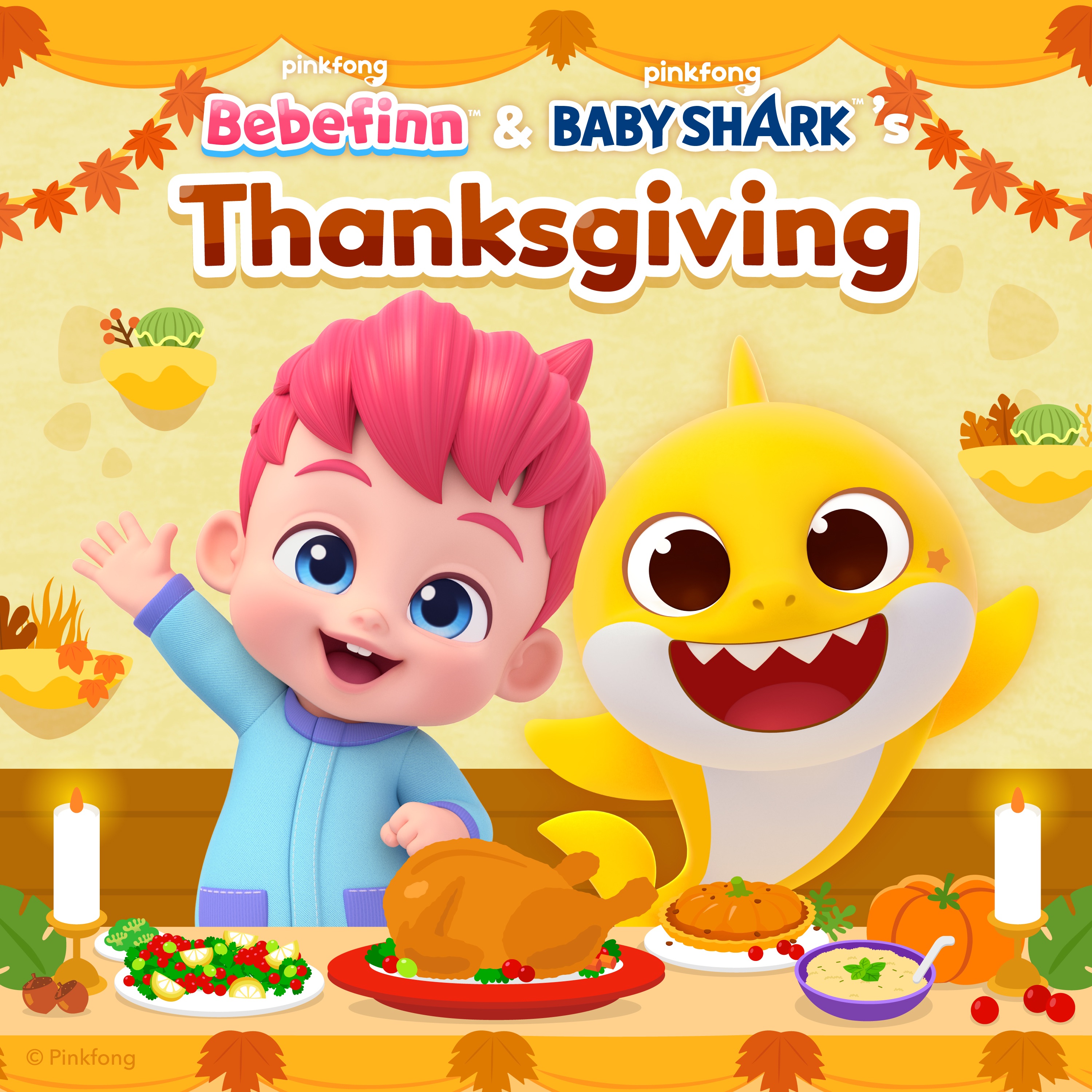Bebefinn & Baby Shark's Thanksgiving album cover