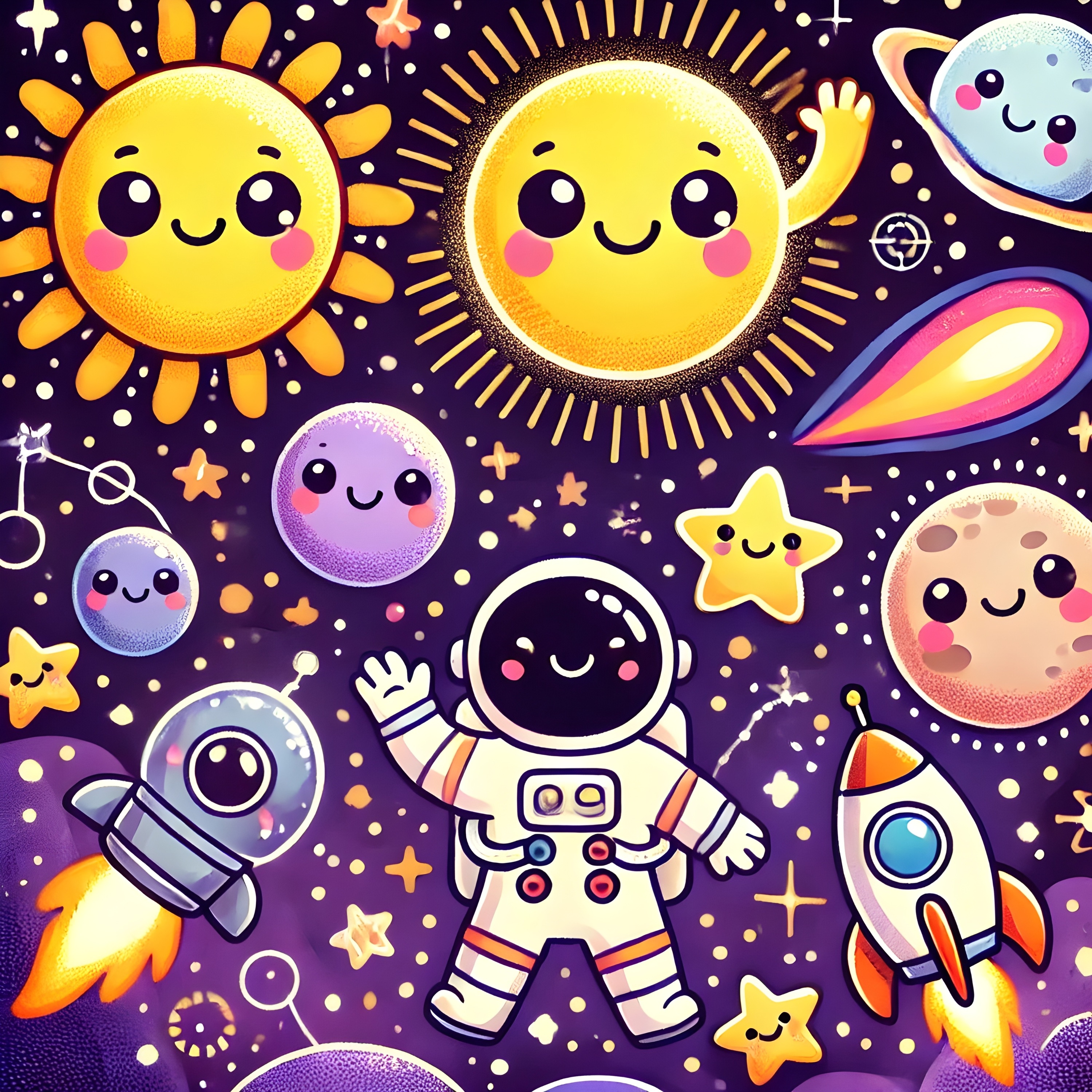 Space Songs for Kids, Toddlers, Preschoolers album cover
