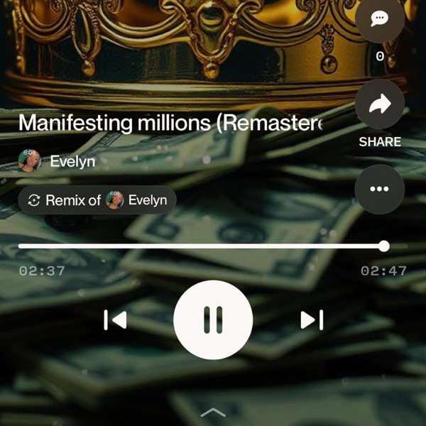 Manifesting millions - Single album cover