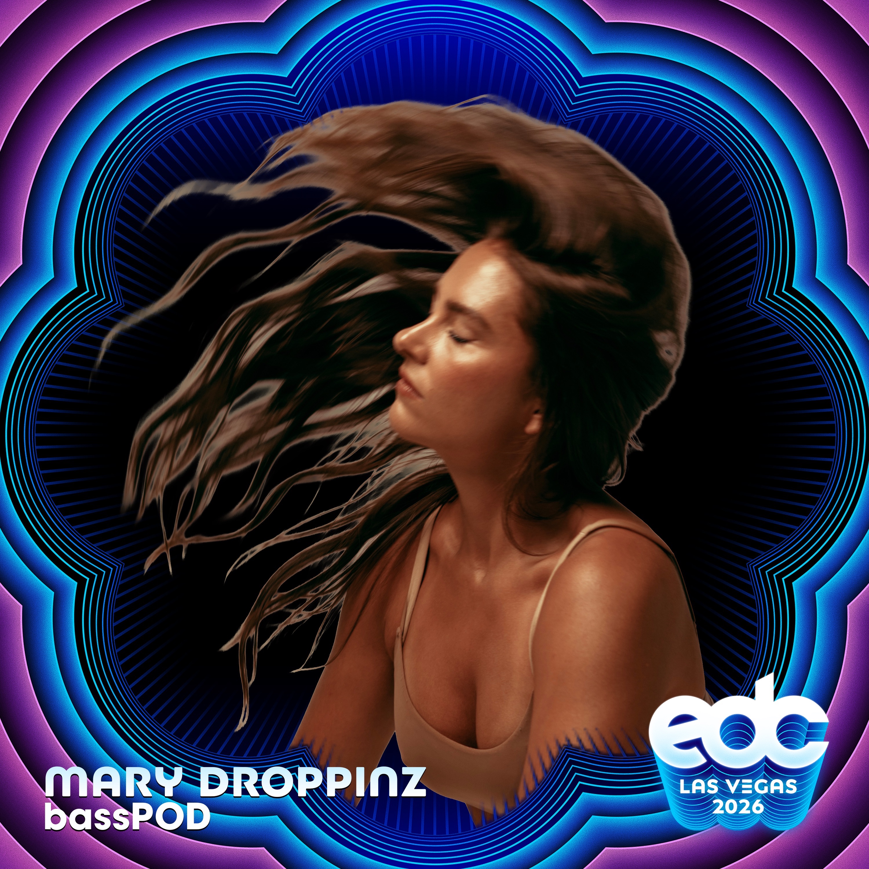 Mary Droppinz at EDC Las Vegas 2026: Basspod Stage (DJ Mix) album cover