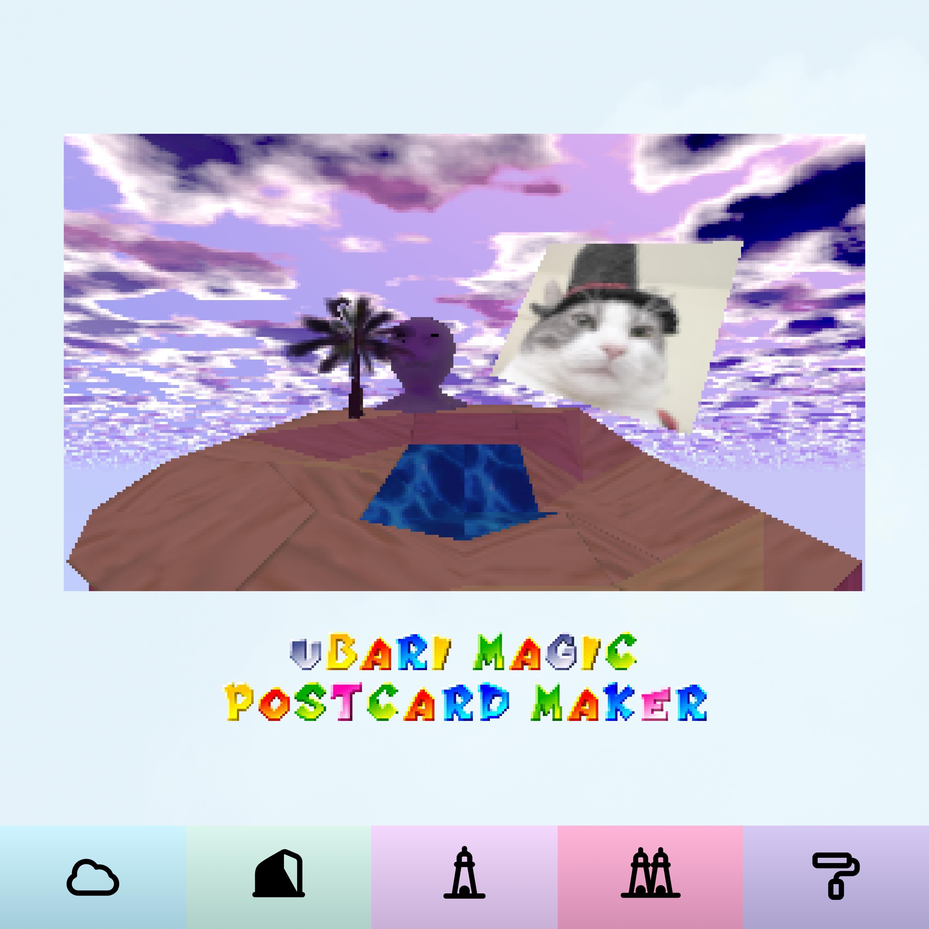 Ubari Magic Postcard Maker Original Soundtrack album cover