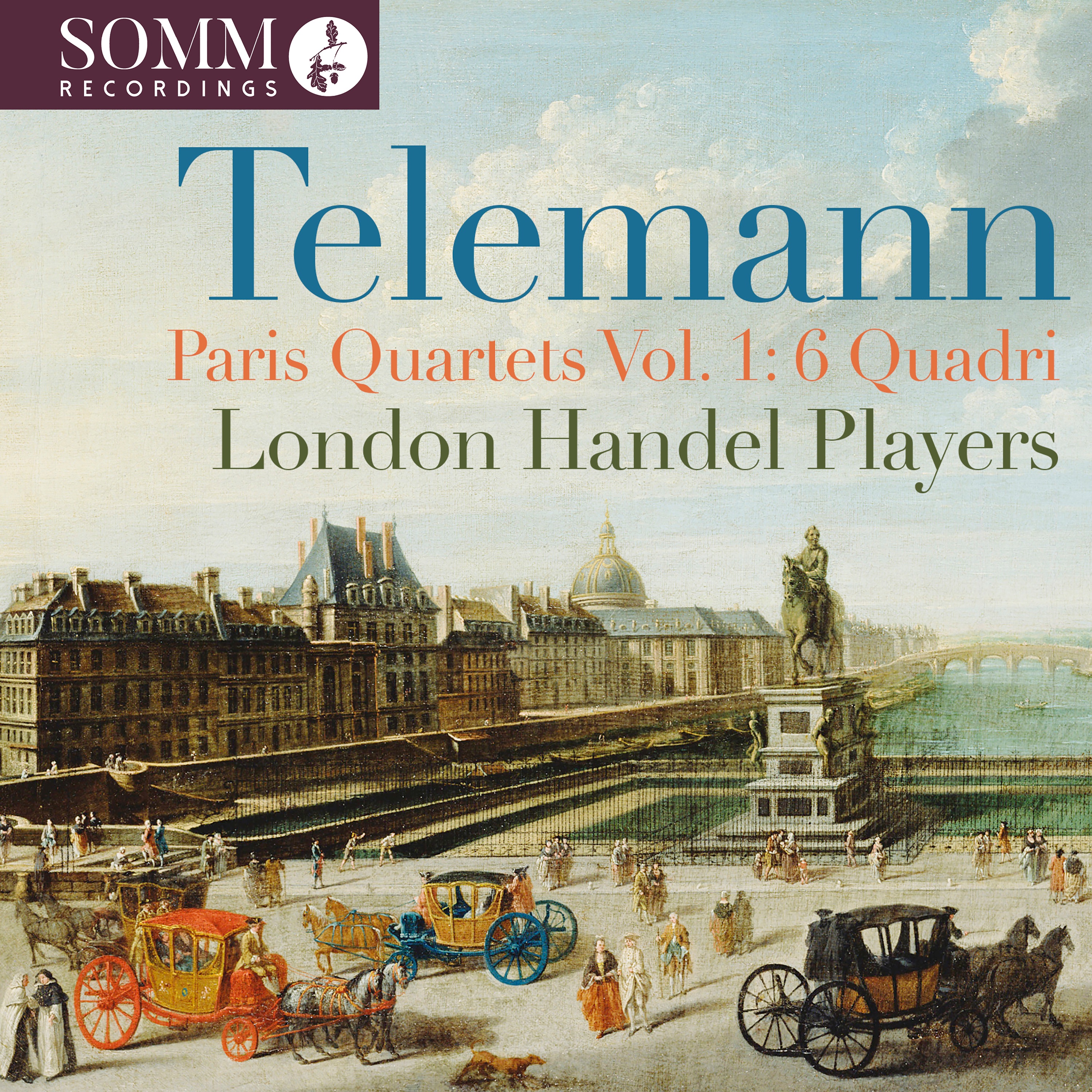 Telemann: Paris Quartets, Vol. 1 album cover