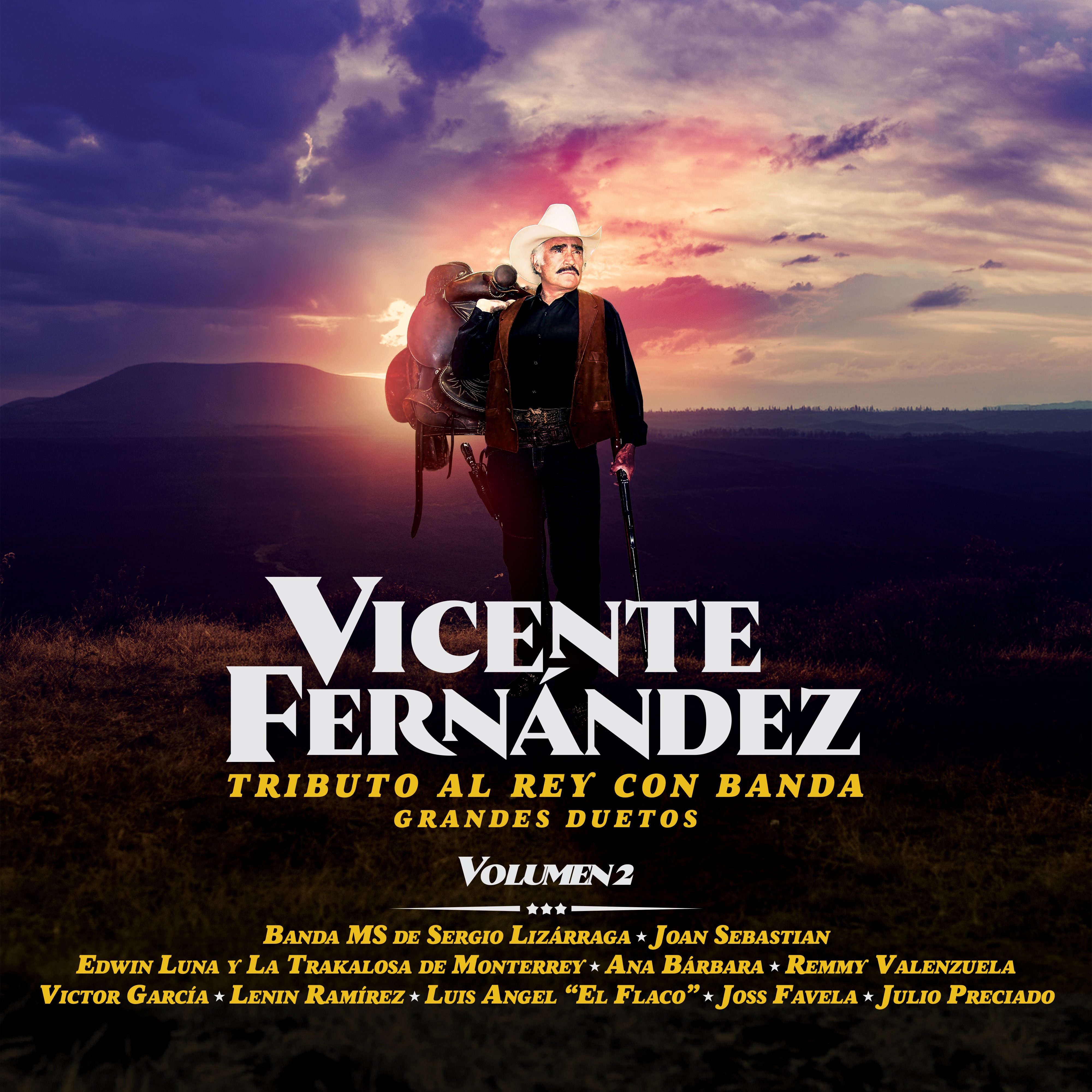 Tributo al Rey Con Banda (Grandes Duetos), Vol. 2 album cover