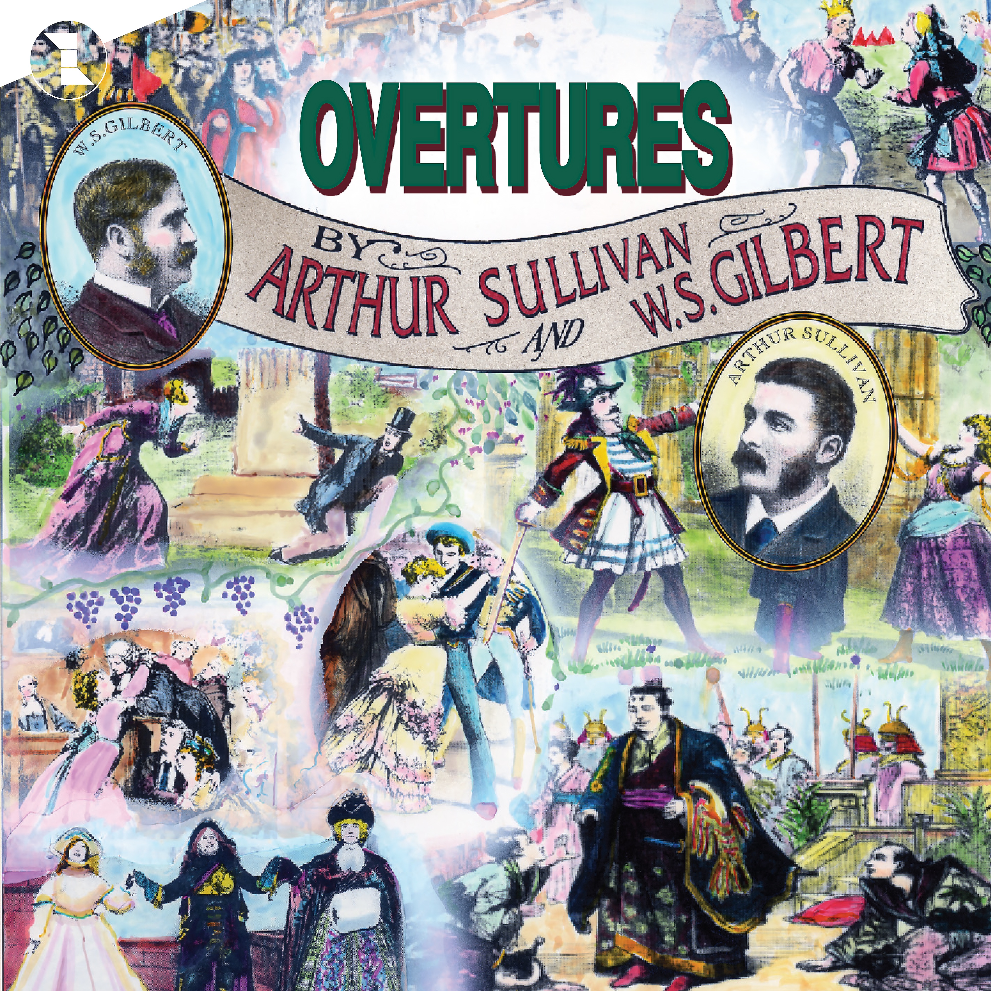Overtures by Gilbert and Sullivan album cover