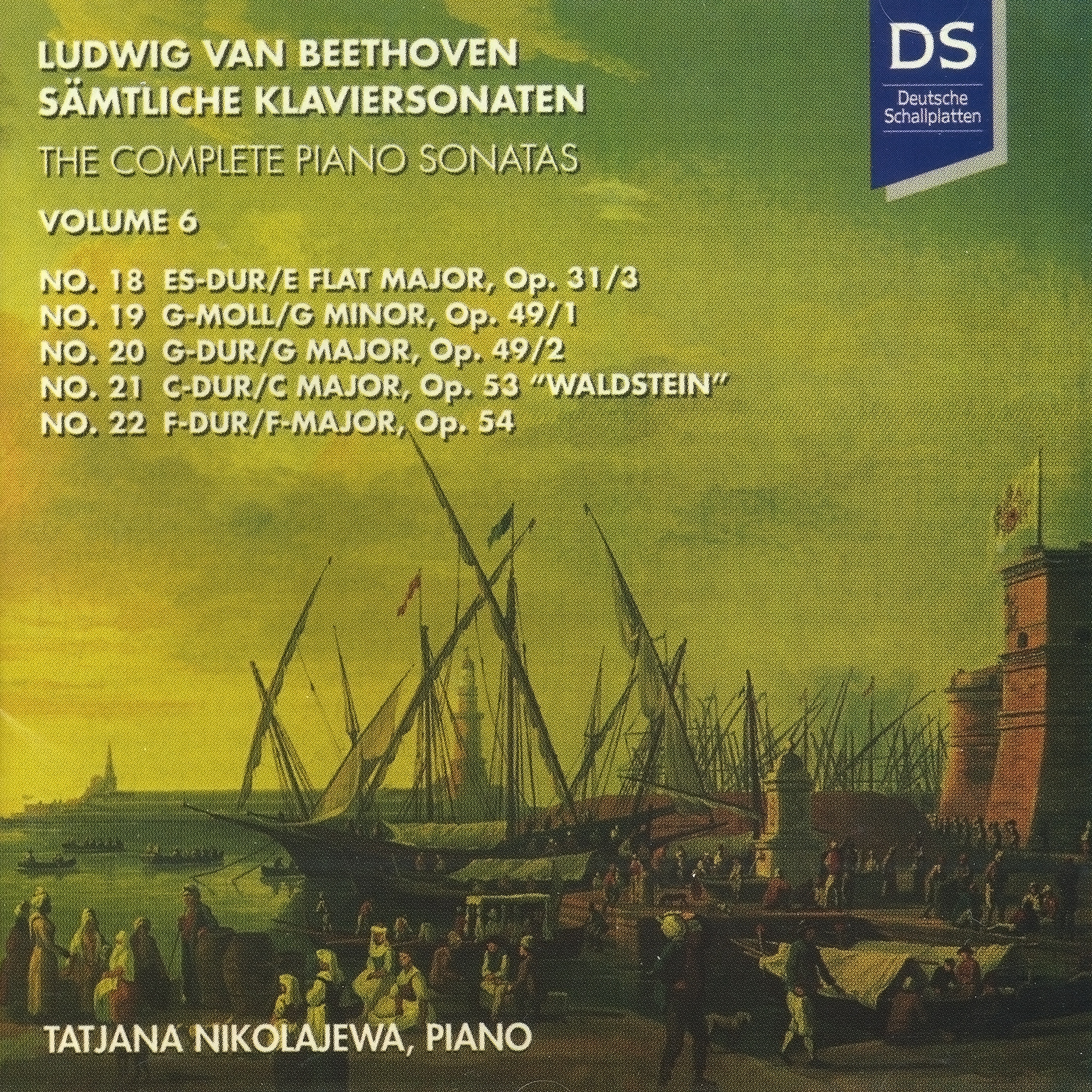 Beethoven: The Complete Piano Sonatas, Vol. 6 album cover