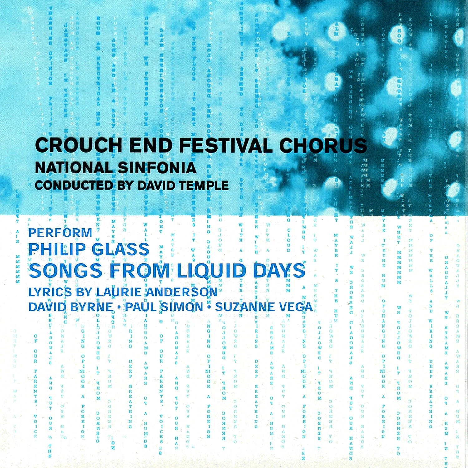 Glass: Songs from Liquid Days album cover