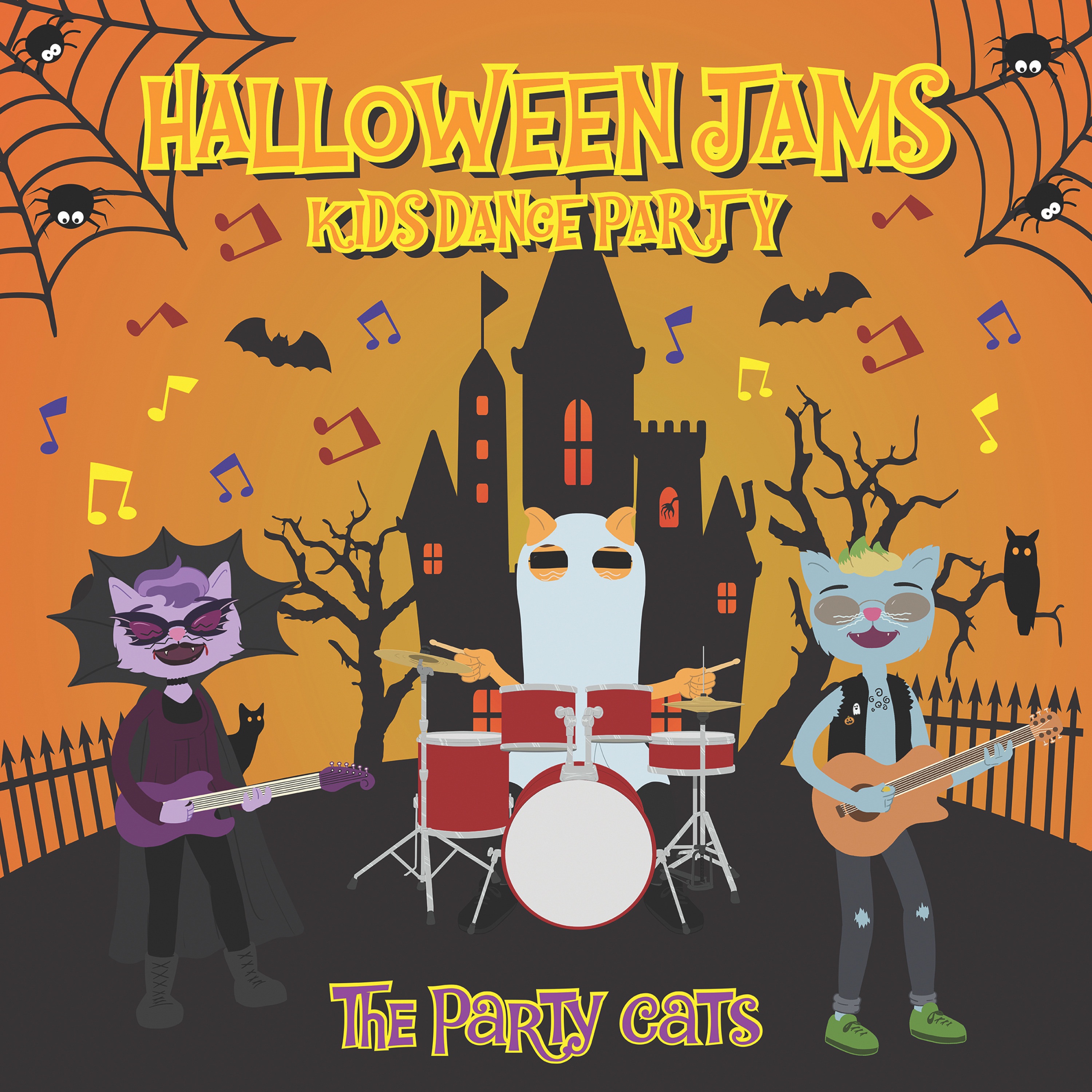 Kids Dance Party - Halloween Jams album cover