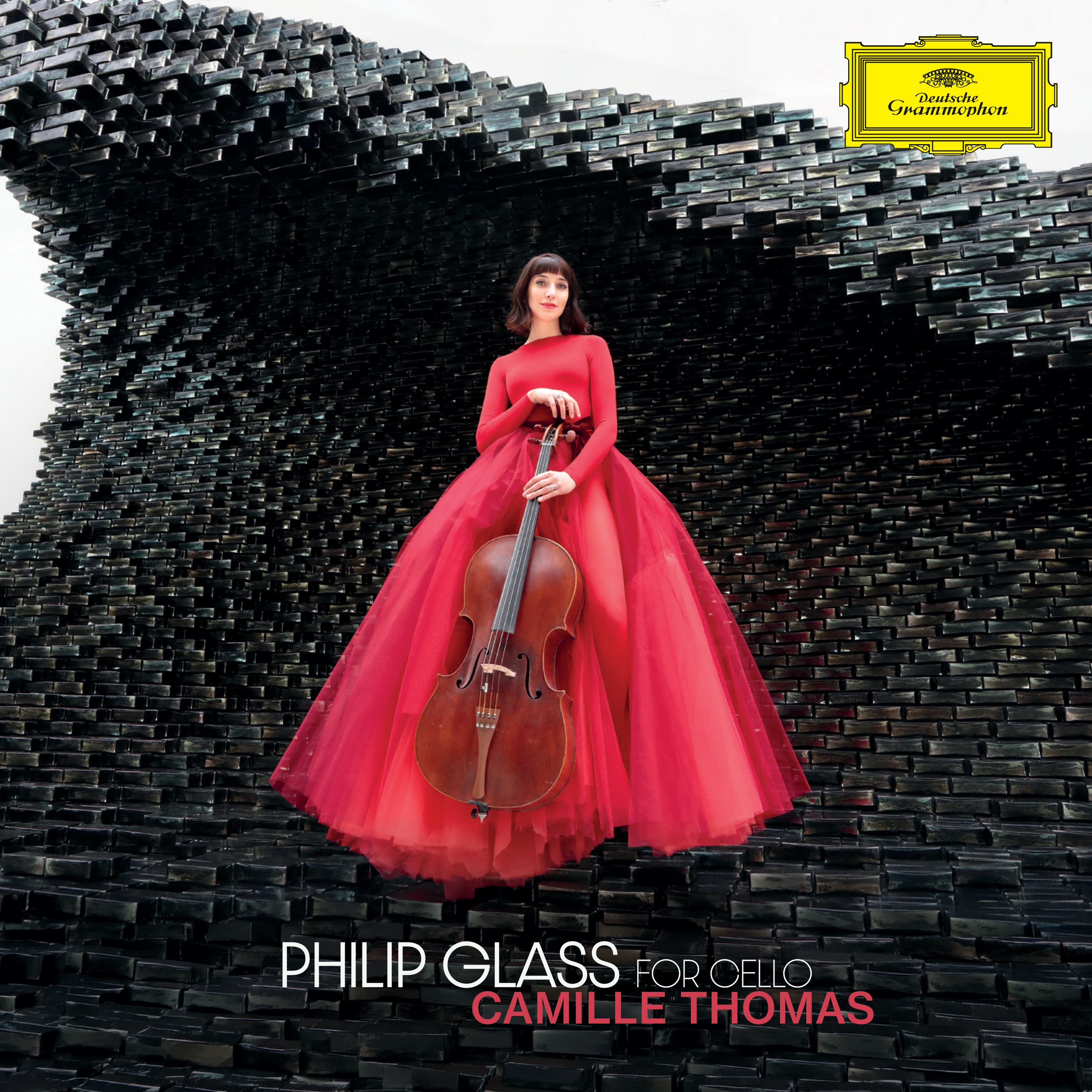 Philip Glass for cello album cover