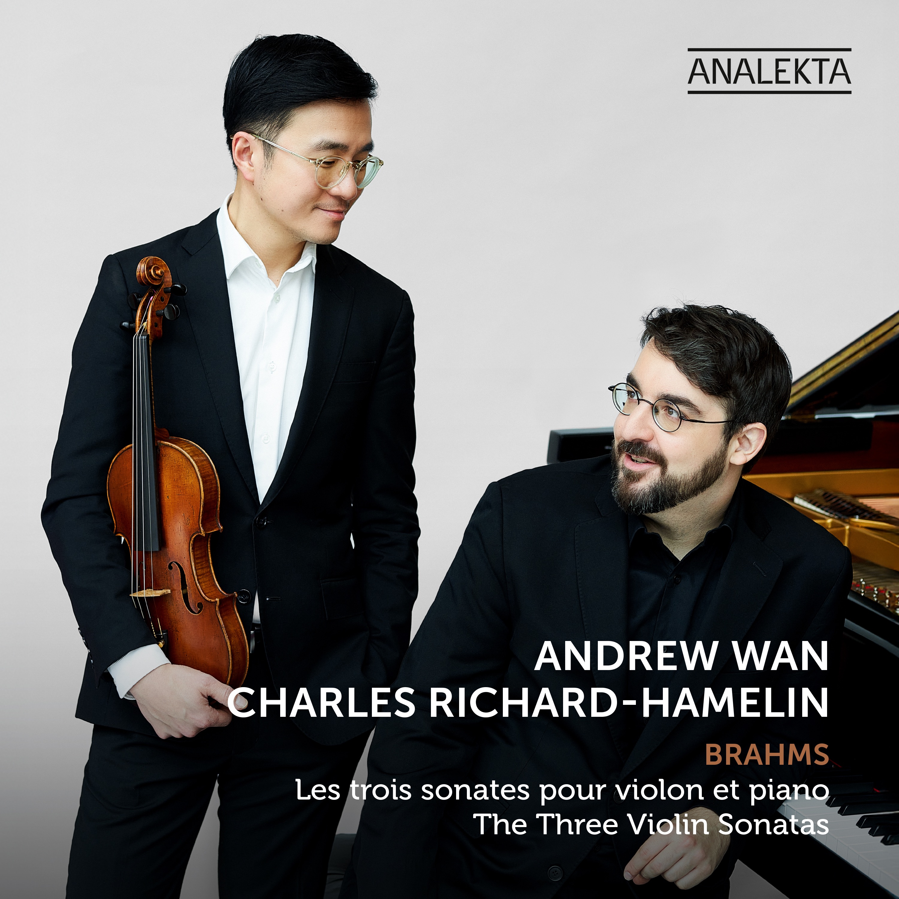 Brahms: The Three Violin Sonatas album cover