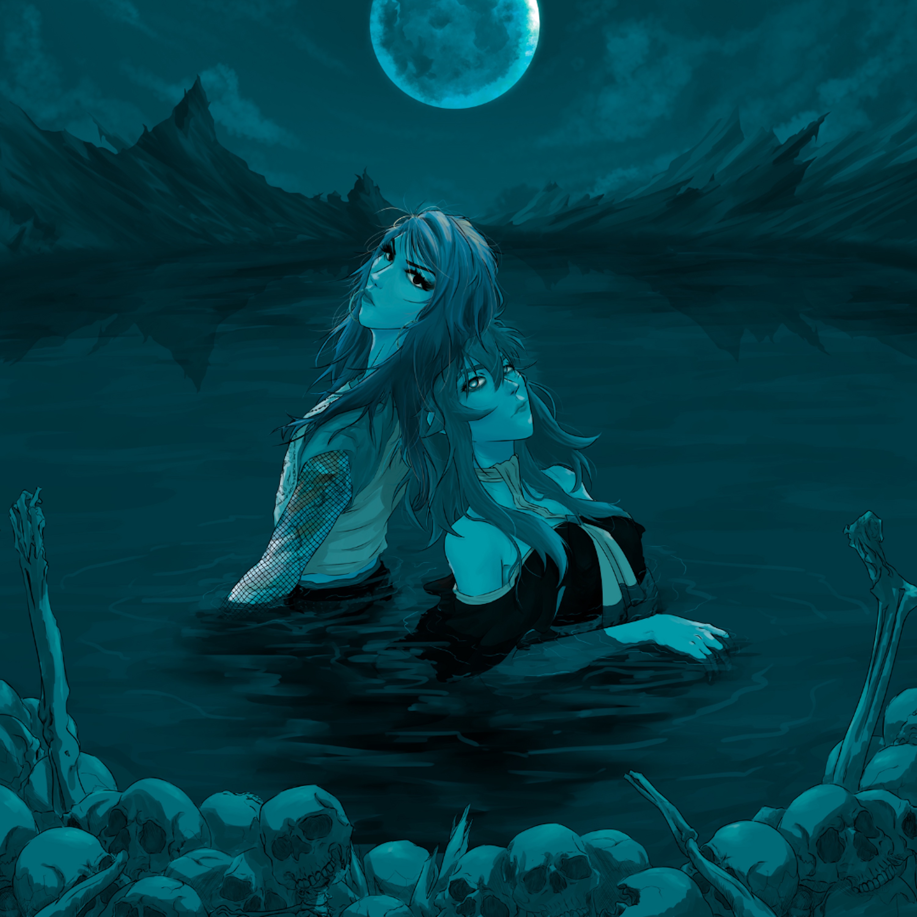 BLOODBATH (feat. 6arelyhuman & asteria) [Alternate Mixes] - Single album cover