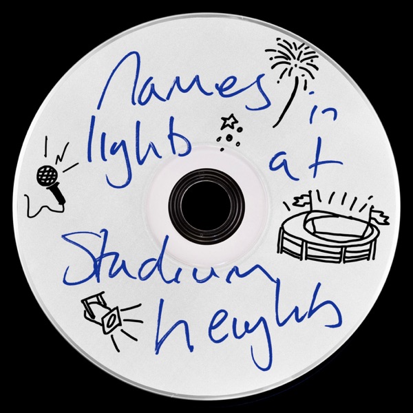 names in light at stadium heights - EP album cover