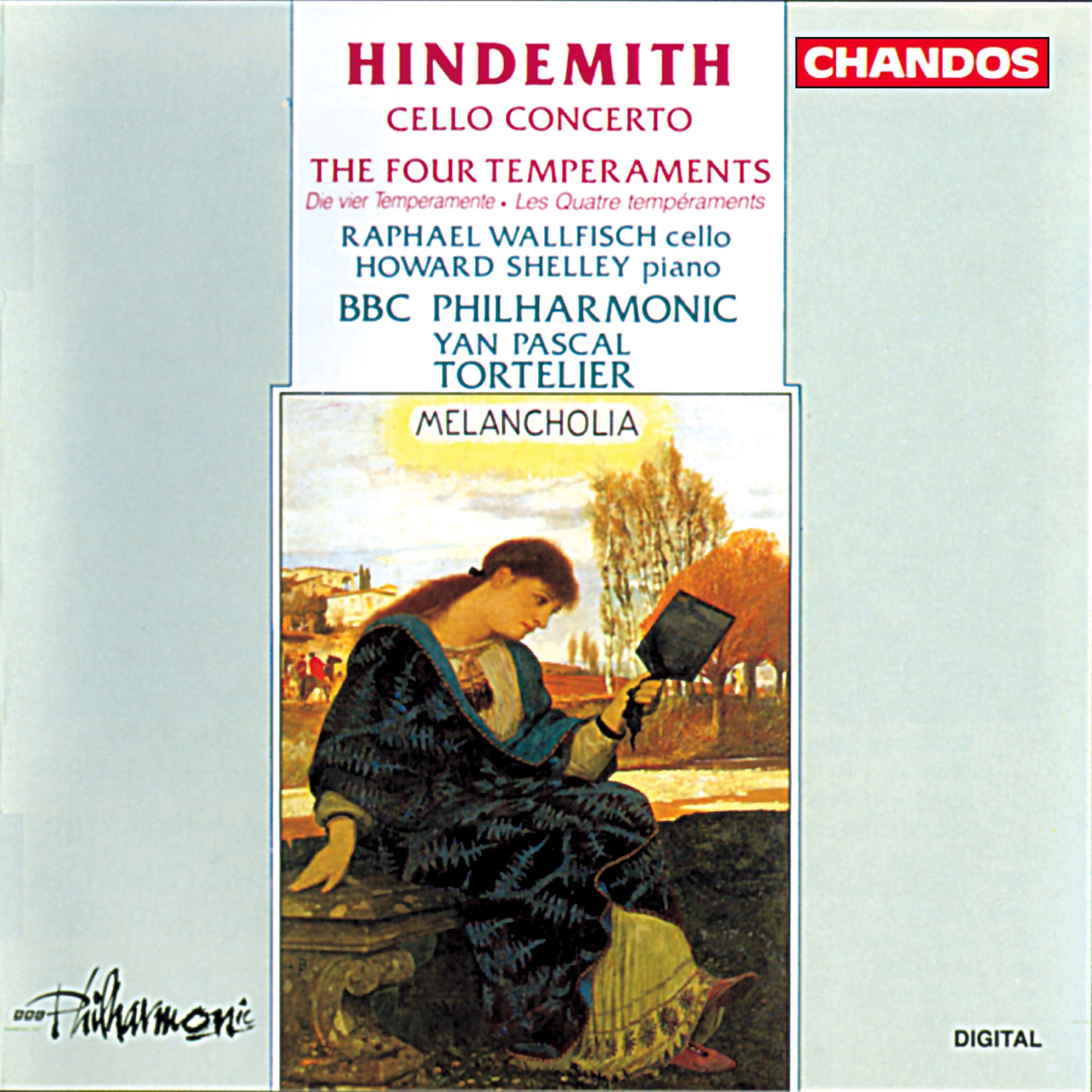 Hindemith: Cello Concerto & The Four Temperaments album cover