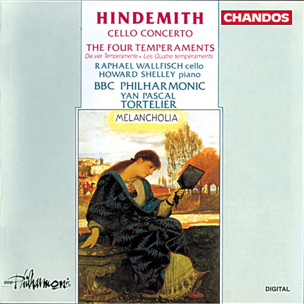 Hindemith: Cello Concerto & The Four Temperaments album cover