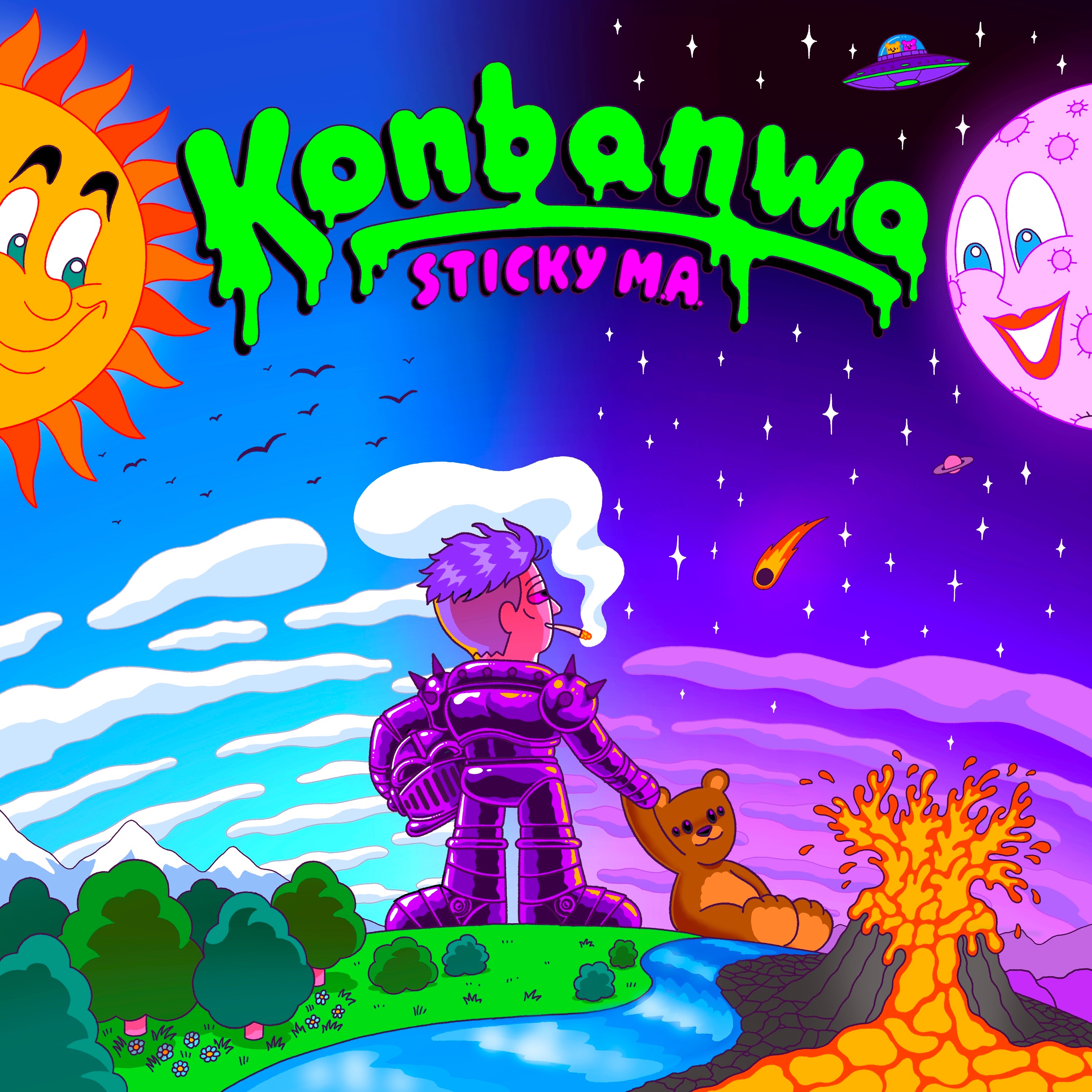 Konbanwa album cover