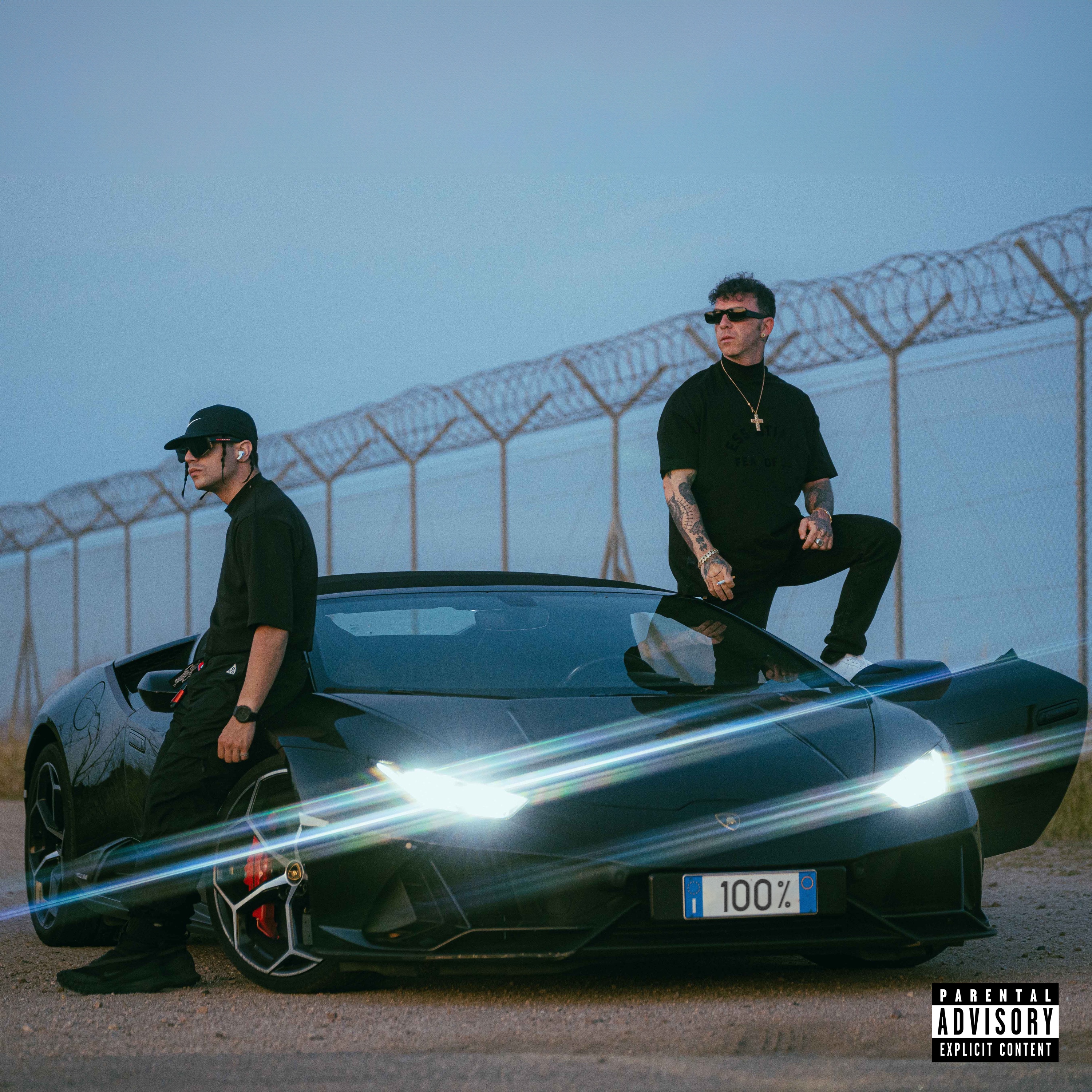 100% (feat. Salmo) - Single album cover