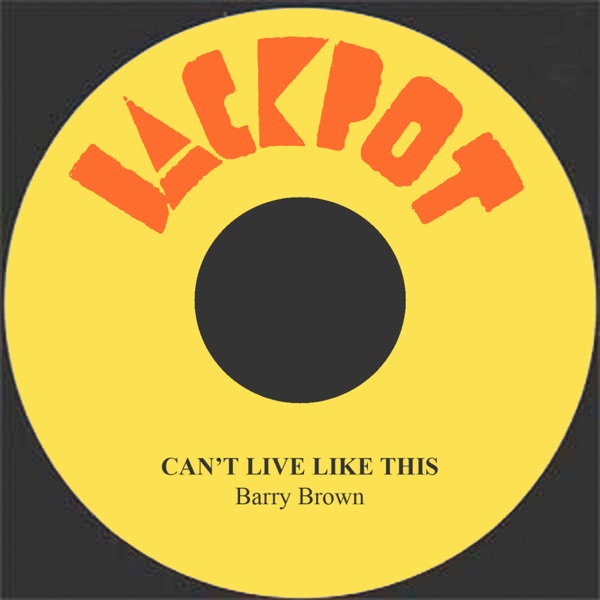 Can't Live Like This - Single album cover
