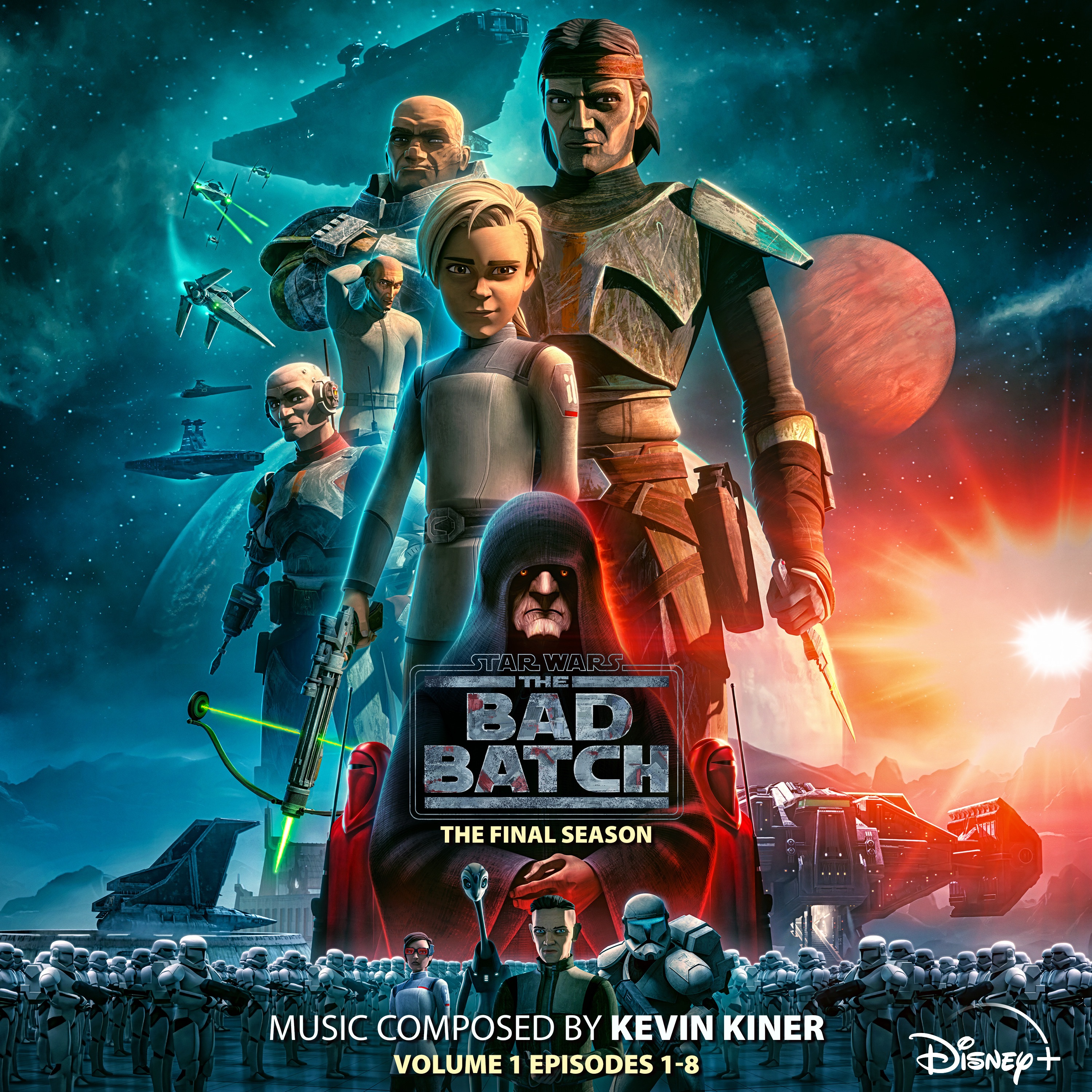 Star Wars: The Bad Batch - The Final Season: Vol. 1 (Episodes 1-8) [Original Soundtrack] album cover