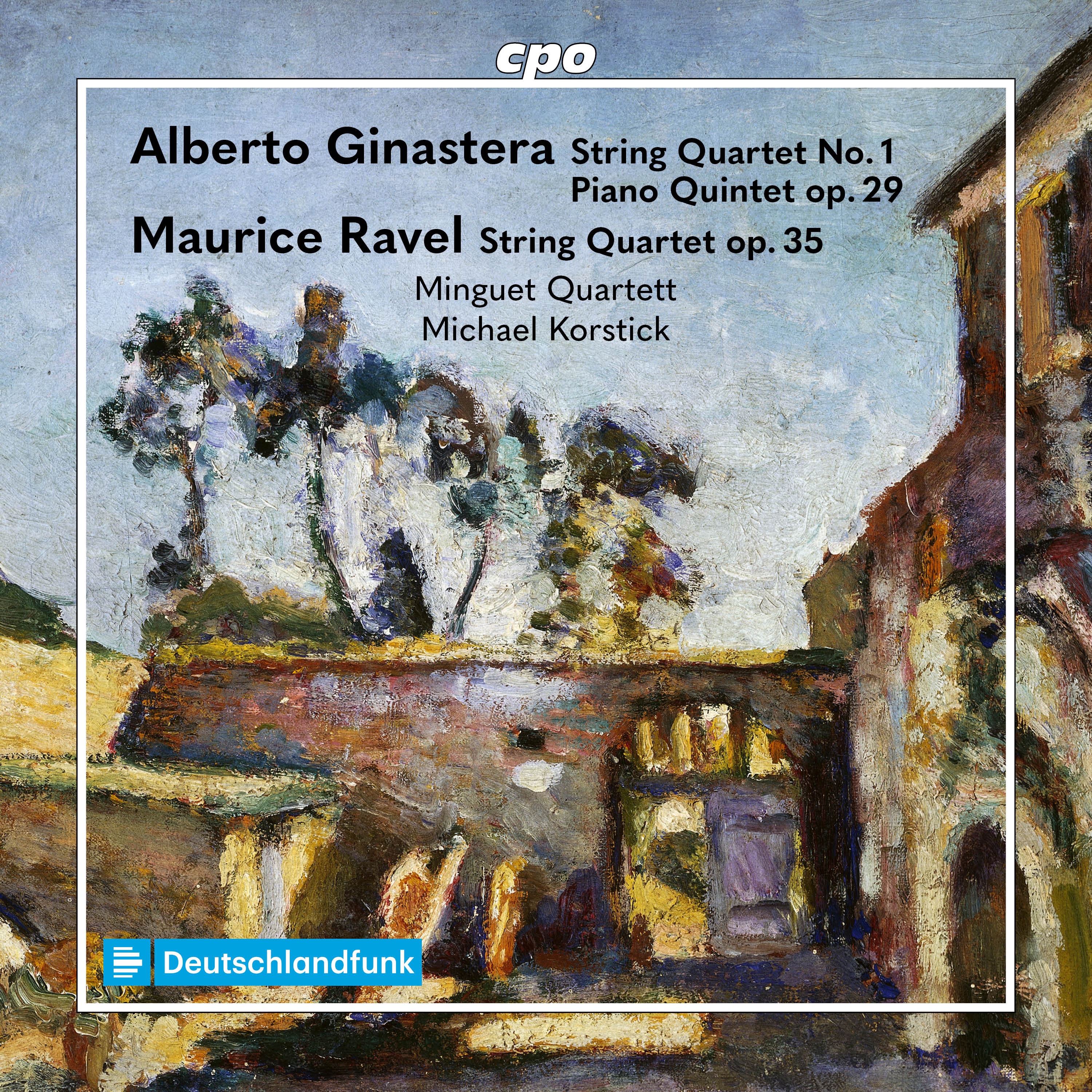 Ginastera & Ravel: Works for String Quartet album cover