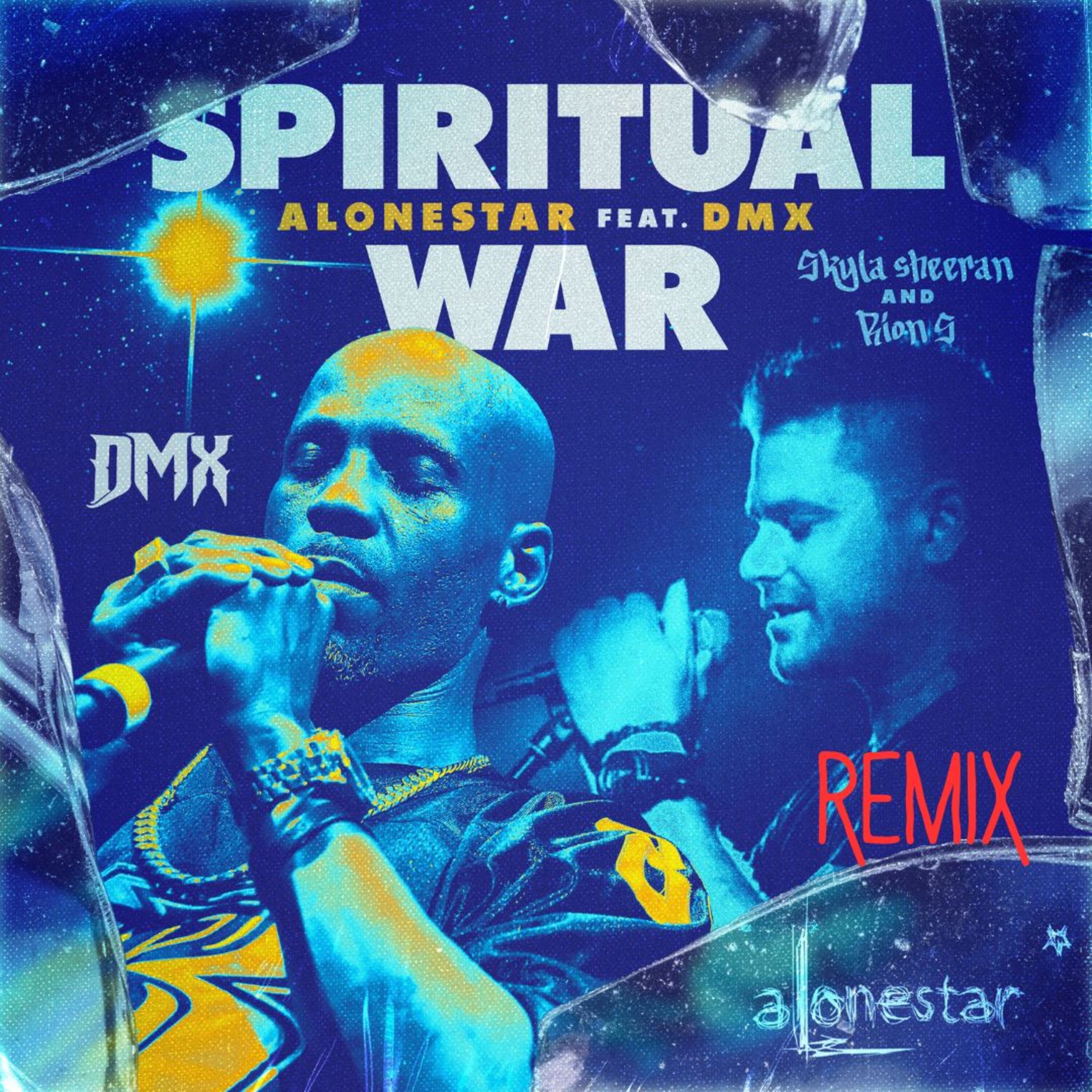 Spiritual War (feat. Alonestar, DMX, 50 Cent & Sklya Sheeran (Remix) - Single album cover