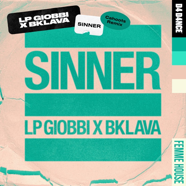 Sinner (Cahoots Remix) - Single album cover