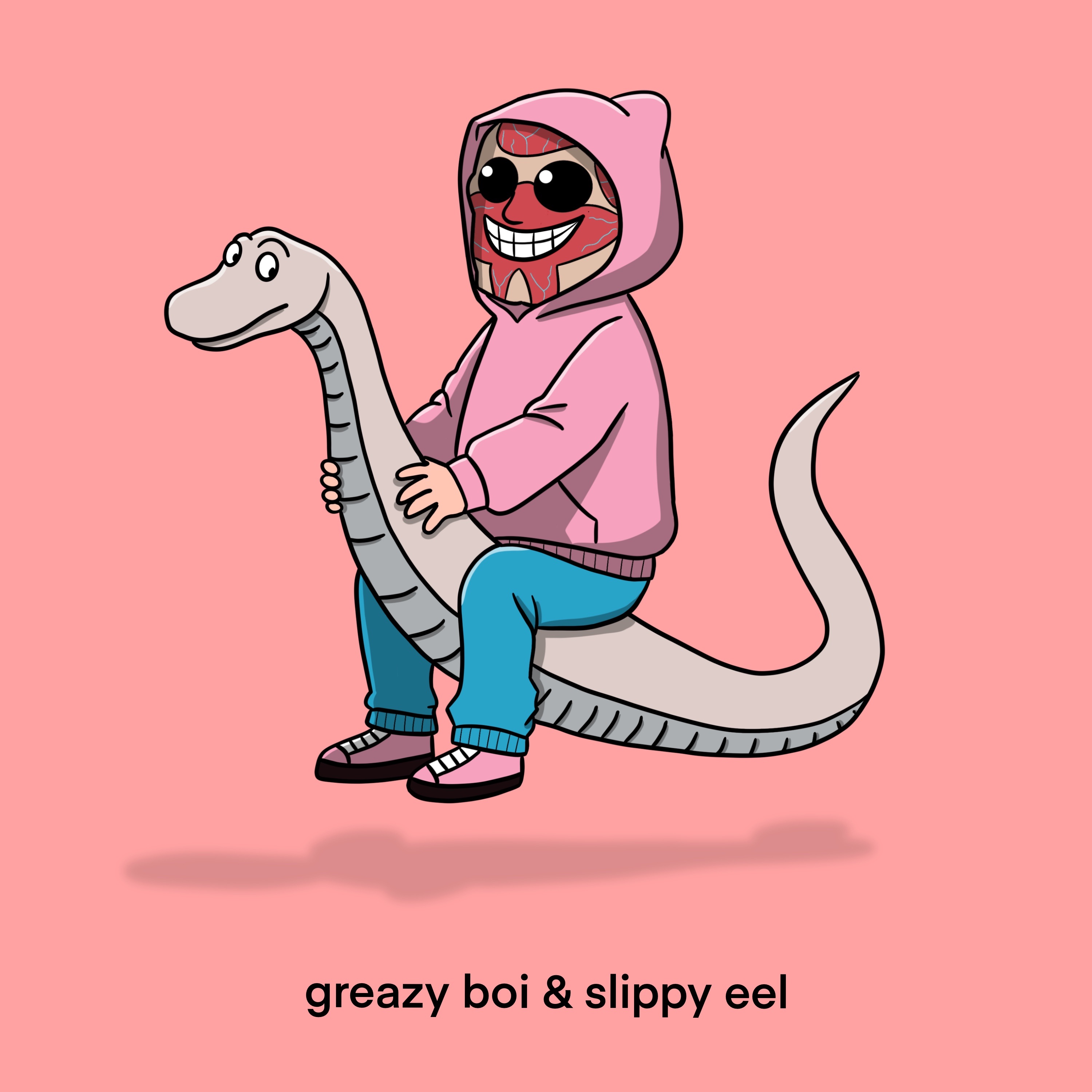 Greazy Boi & Slippy Eel - Single album cover