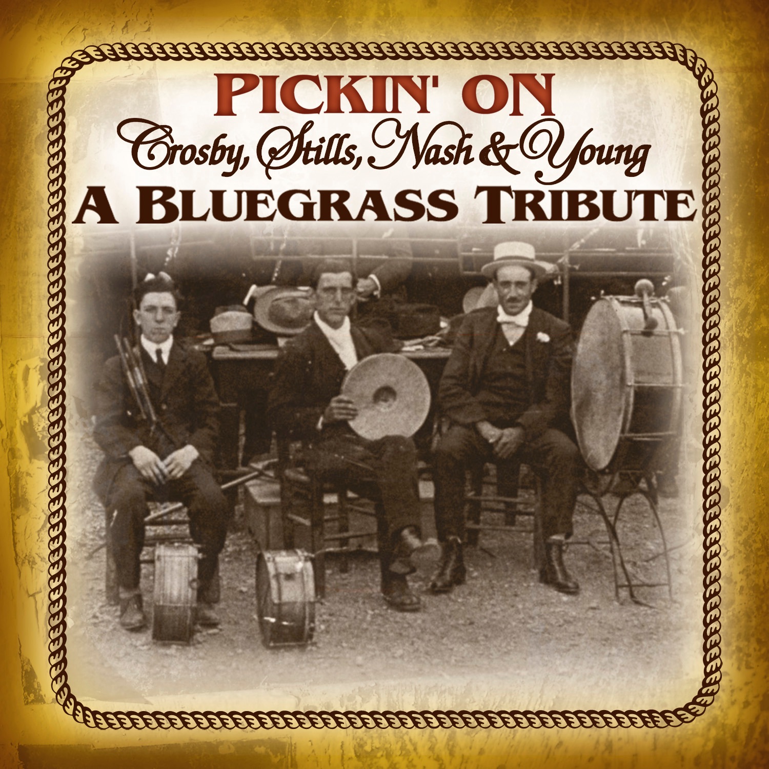 Pickin' On Crosby, Stills, Nash, and Young, Vol. 1 & 2 album cover