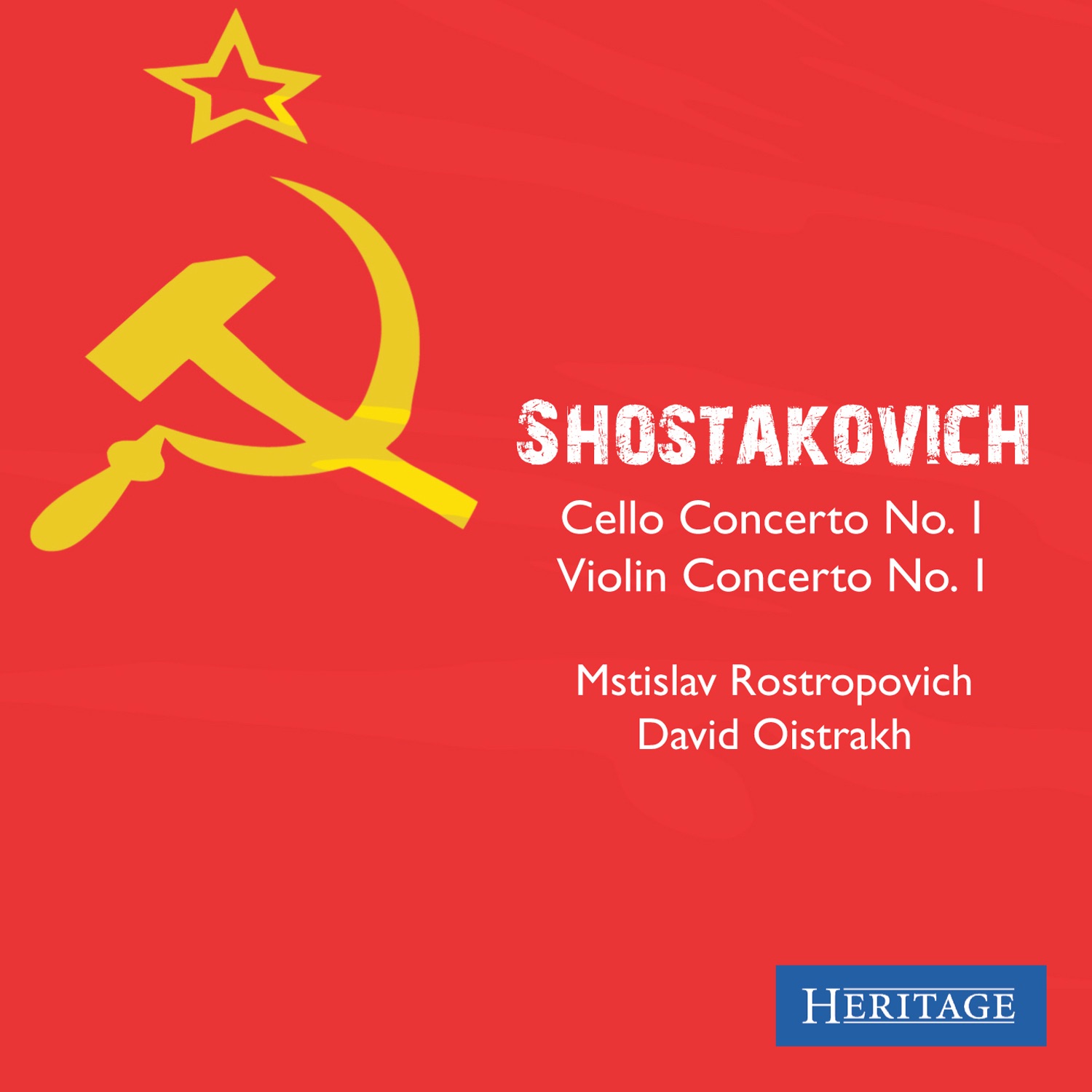 Shostakovich: Cello Concerto No. 1 and Violin Concerto No. 1 album cover