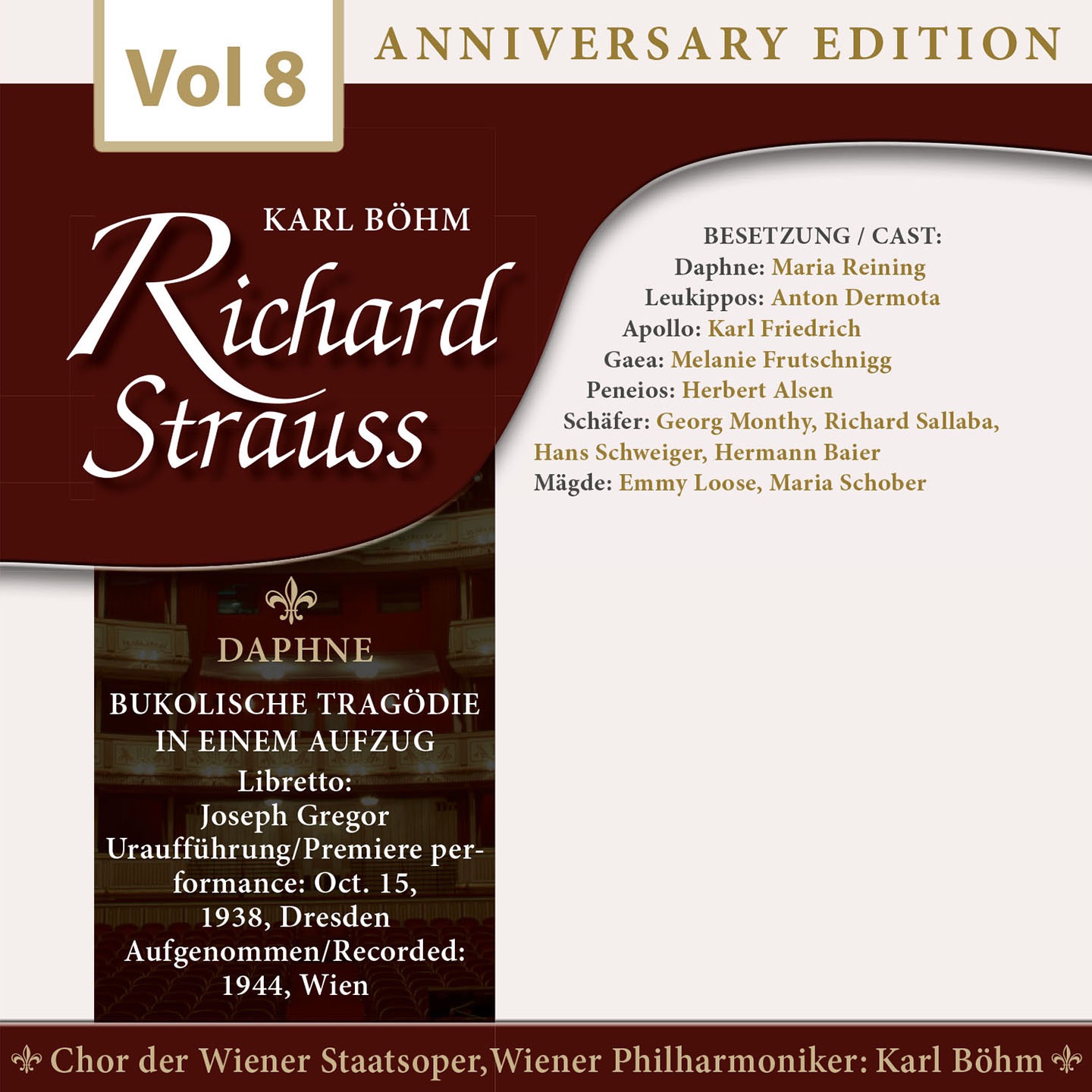 Richard Strauss: Complete Operas, Vol. 8 (Recordings 1944) album cover