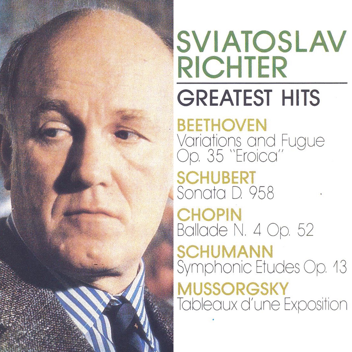 Sviatoslav Richter Greatest Hits (Recorded 1958 - 1968) album cover